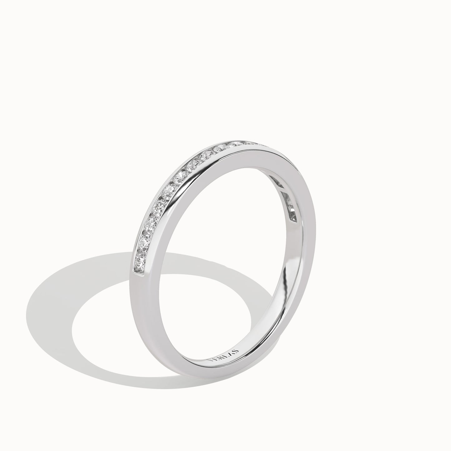 Trailing Diamonds Sheer Band_Product Angle_1/4Ct - 4