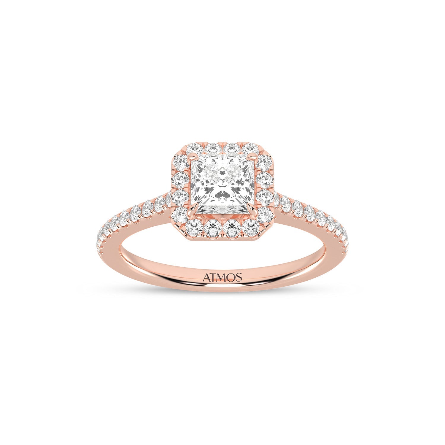 Atmos Signature Princess Halo Ring_Product Angle_PCP Main Image