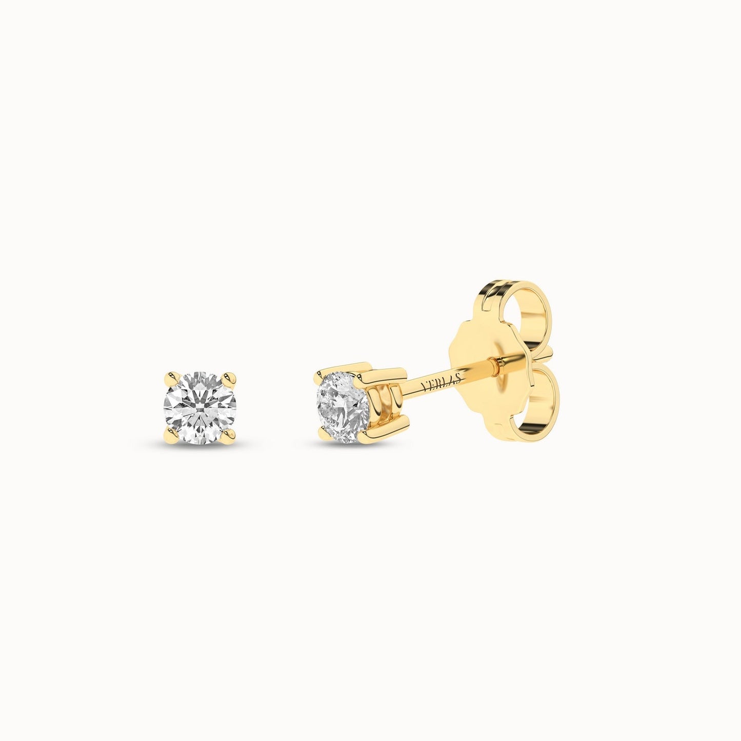 Essential Round Solitaire Set (2 Pcs.)