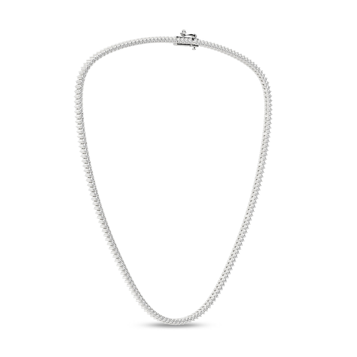 Graduated Atmos Tennis Necklace_Product Angle_6 Ct. - 3
