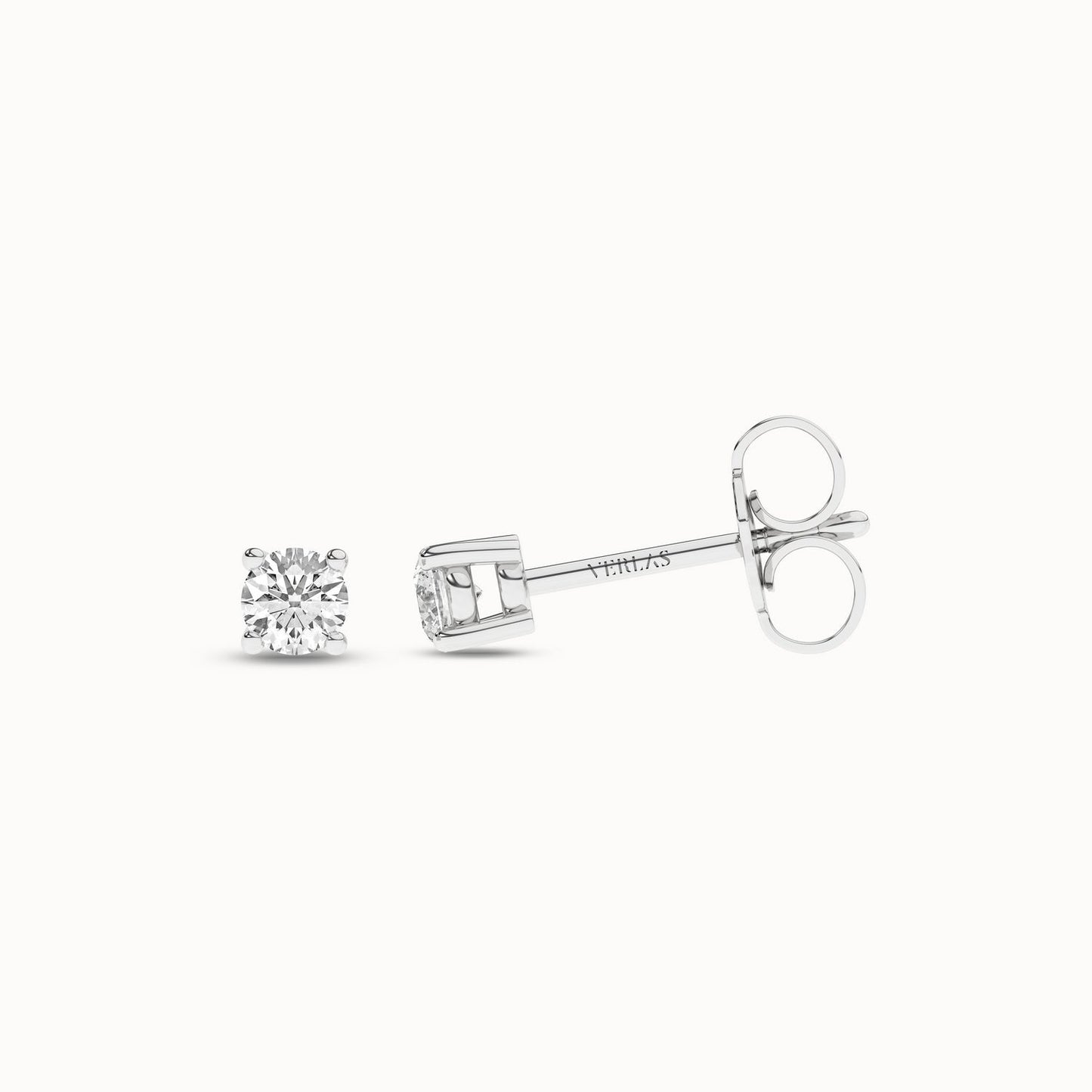 Essential Round Solitaire Set (2 Pcs.)