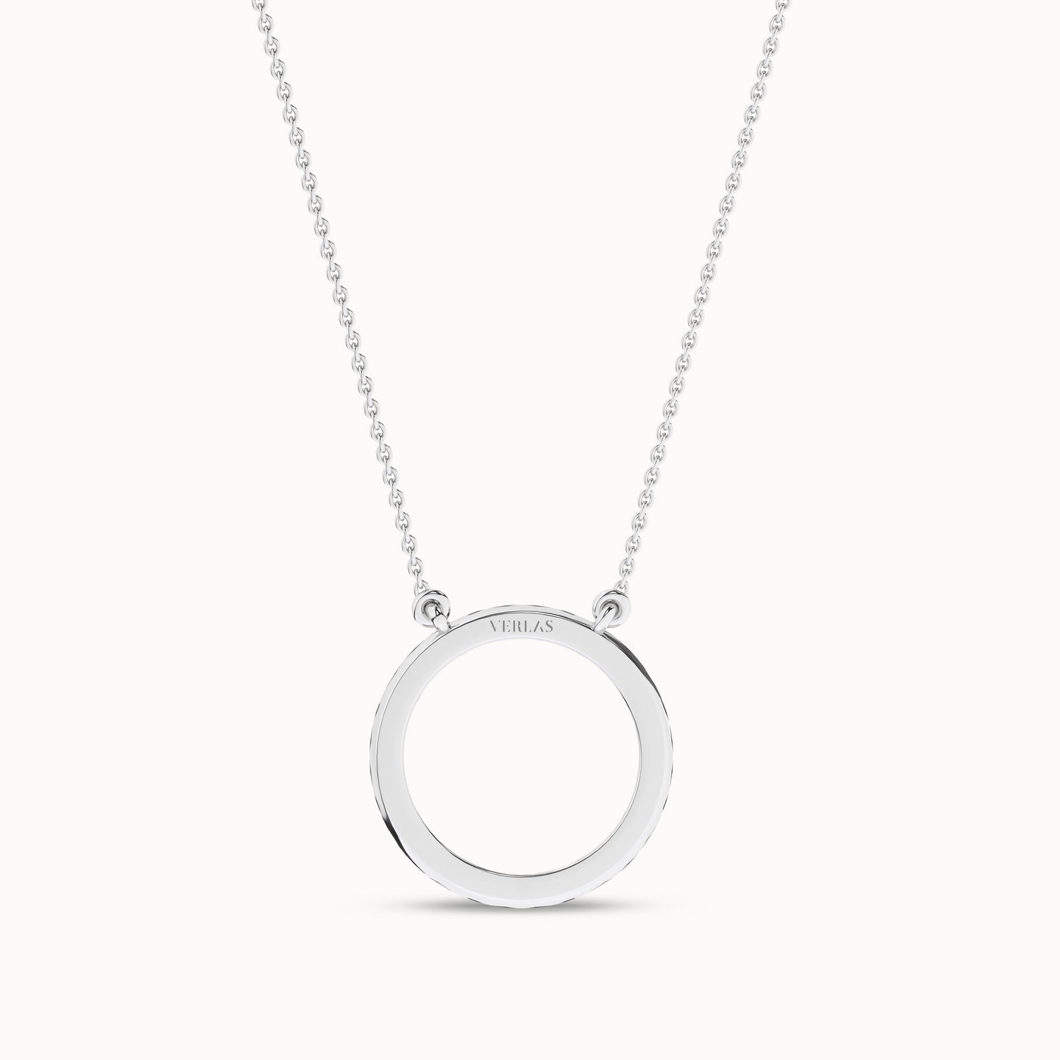 Circular Silhouette Necklace_Product Angle_1/4Ct. - 3