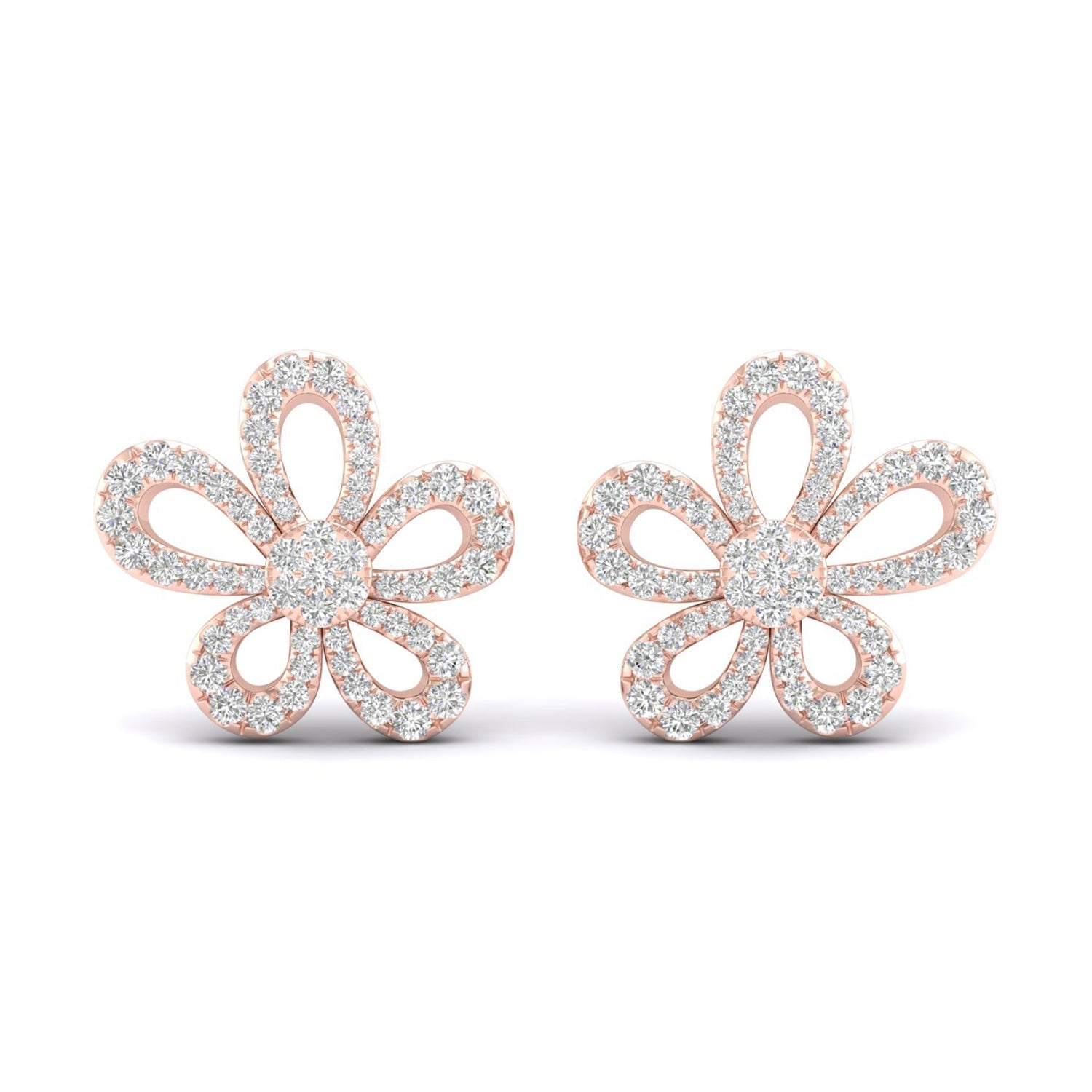 Bouquet Studs_Product Angle_3/4Ct. - 3