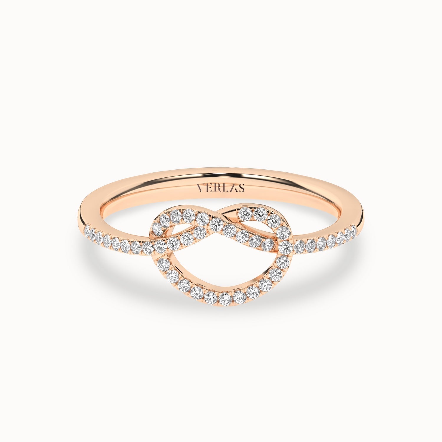 Infinity Heart Ring_Product Angle_1/6Ct - 1