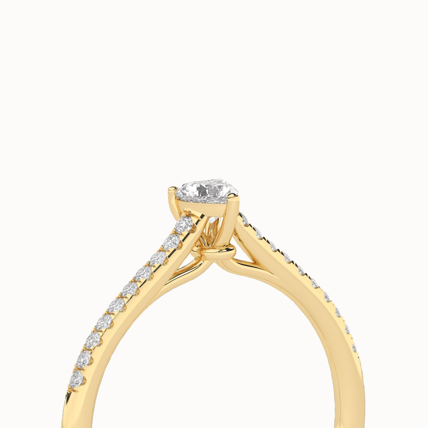 Signature Heart Ring_Product Angle_1/4Ct - 5