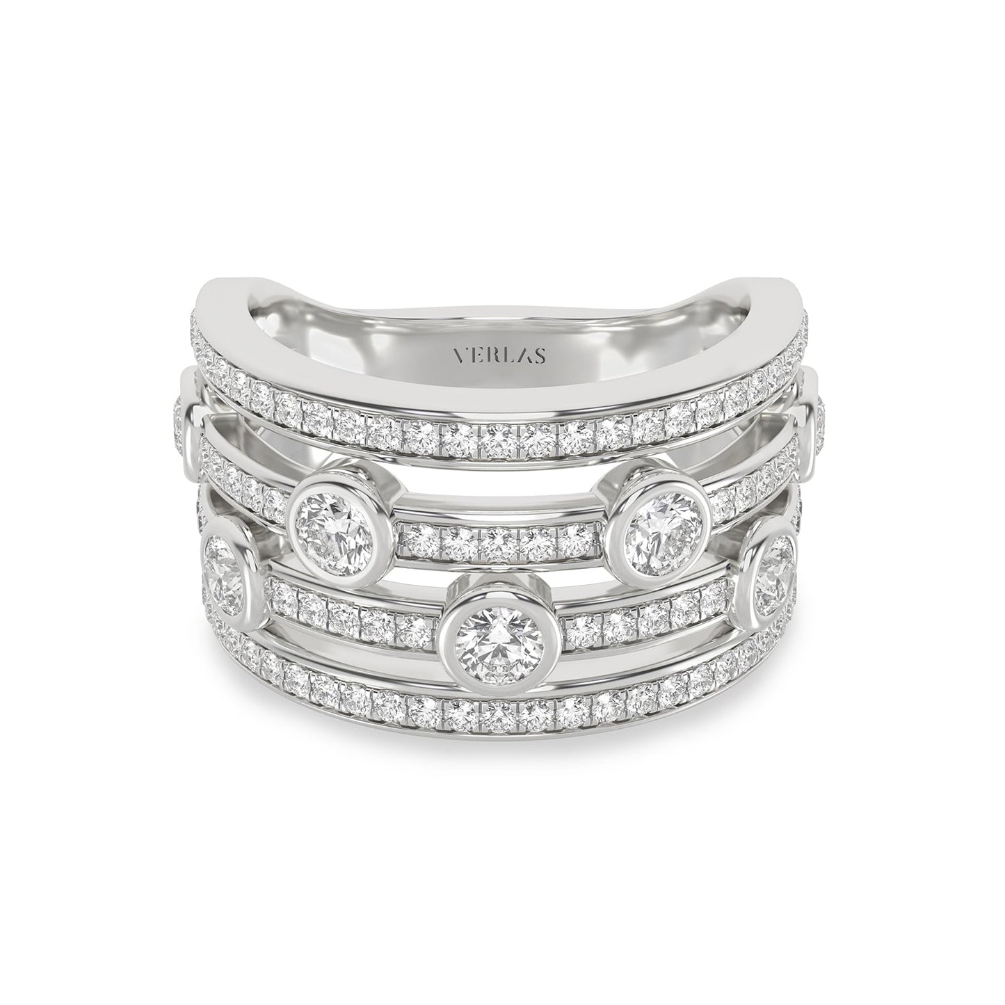 2x2 Tier Smitten Ring_Product Angle_1 Ct. - 1