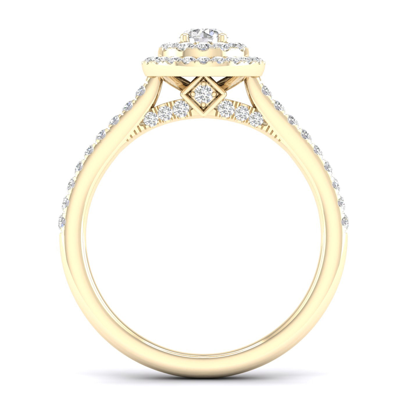 Essential 4-Pronged Round Ring_Product Angle_1/2 Ct. - 3