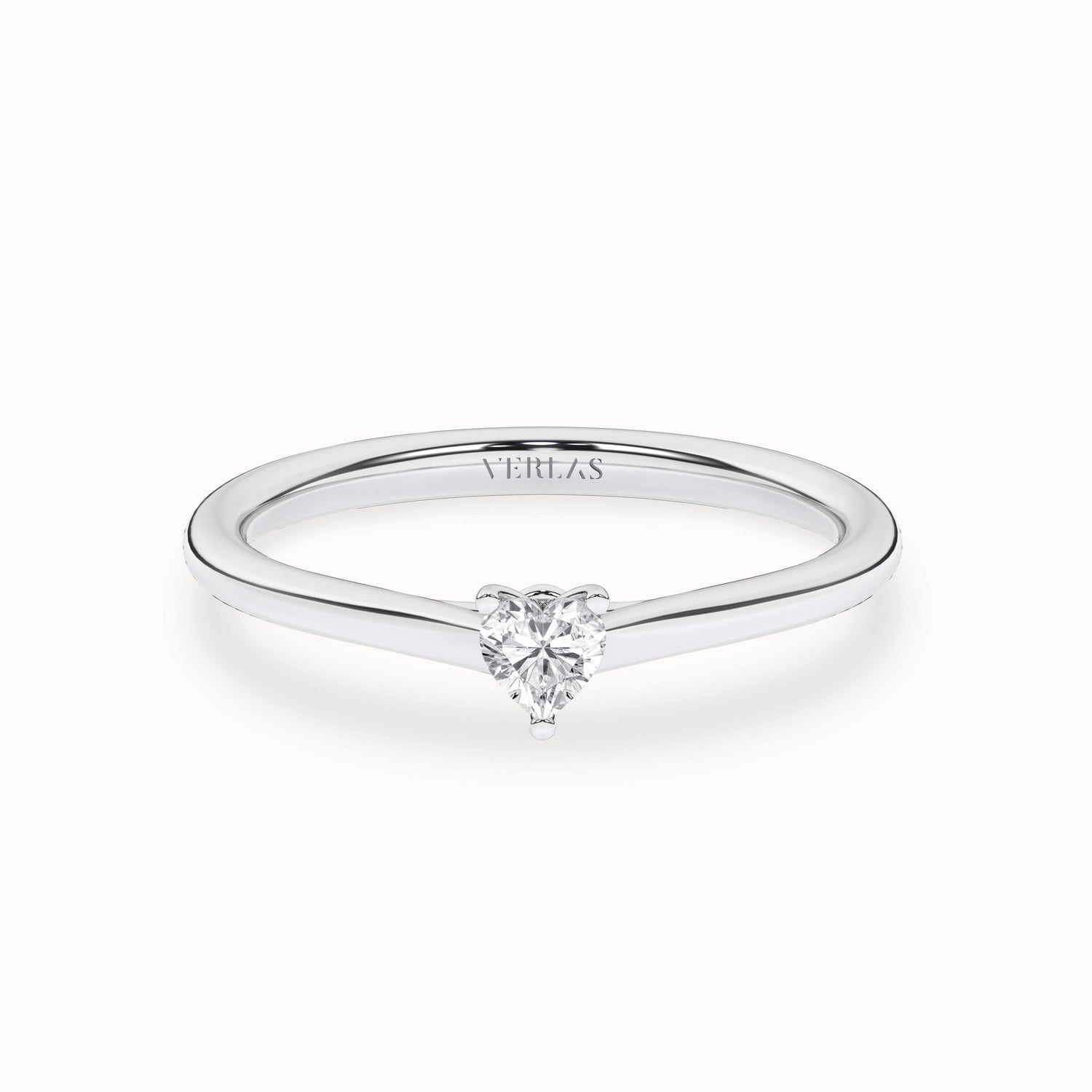 Iconic Heart Ring_Product Angle_1/6Ct - 1