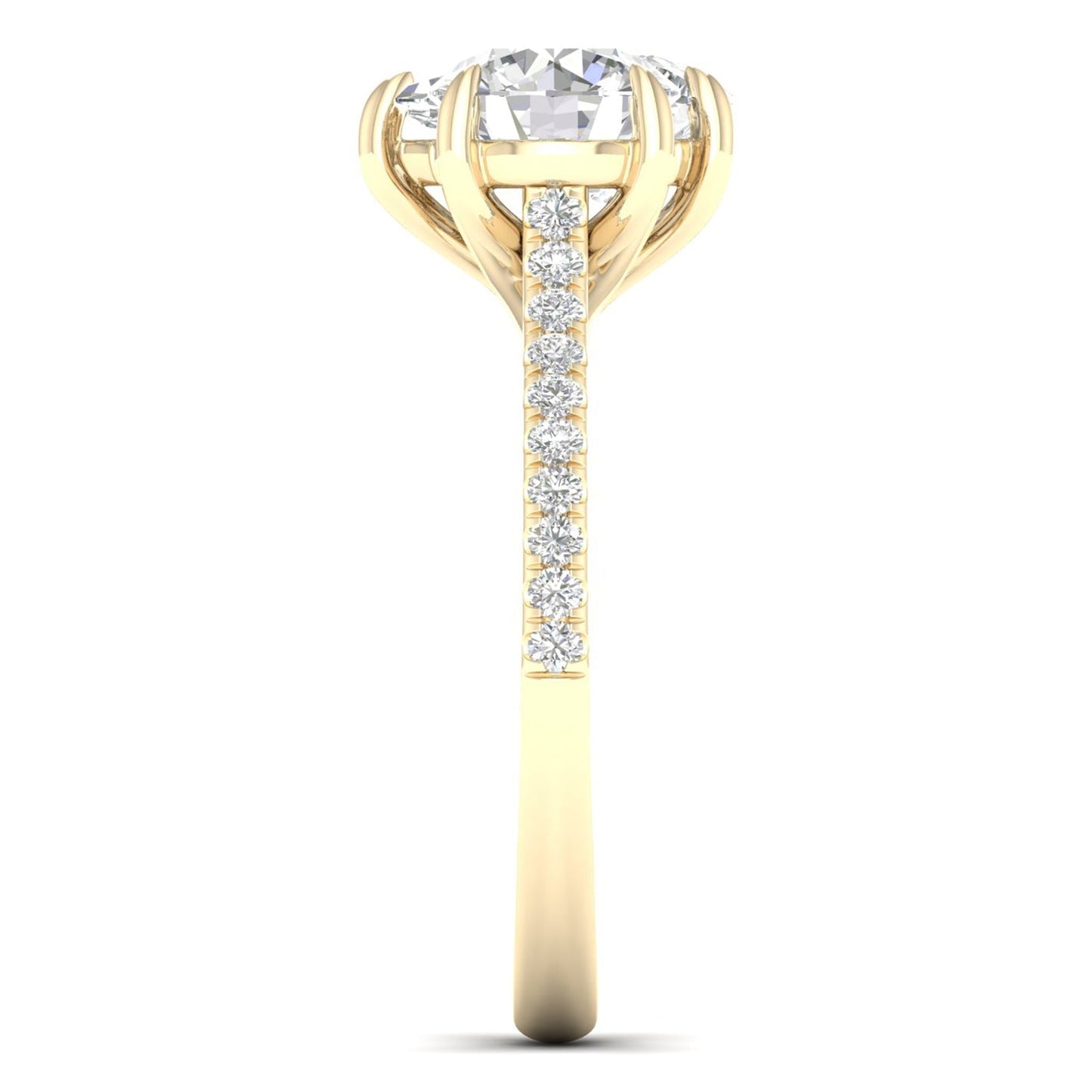 Atmos Pear Round Two Stone Diamond Ring_Product Angle_2 1/6 Ct. - 4