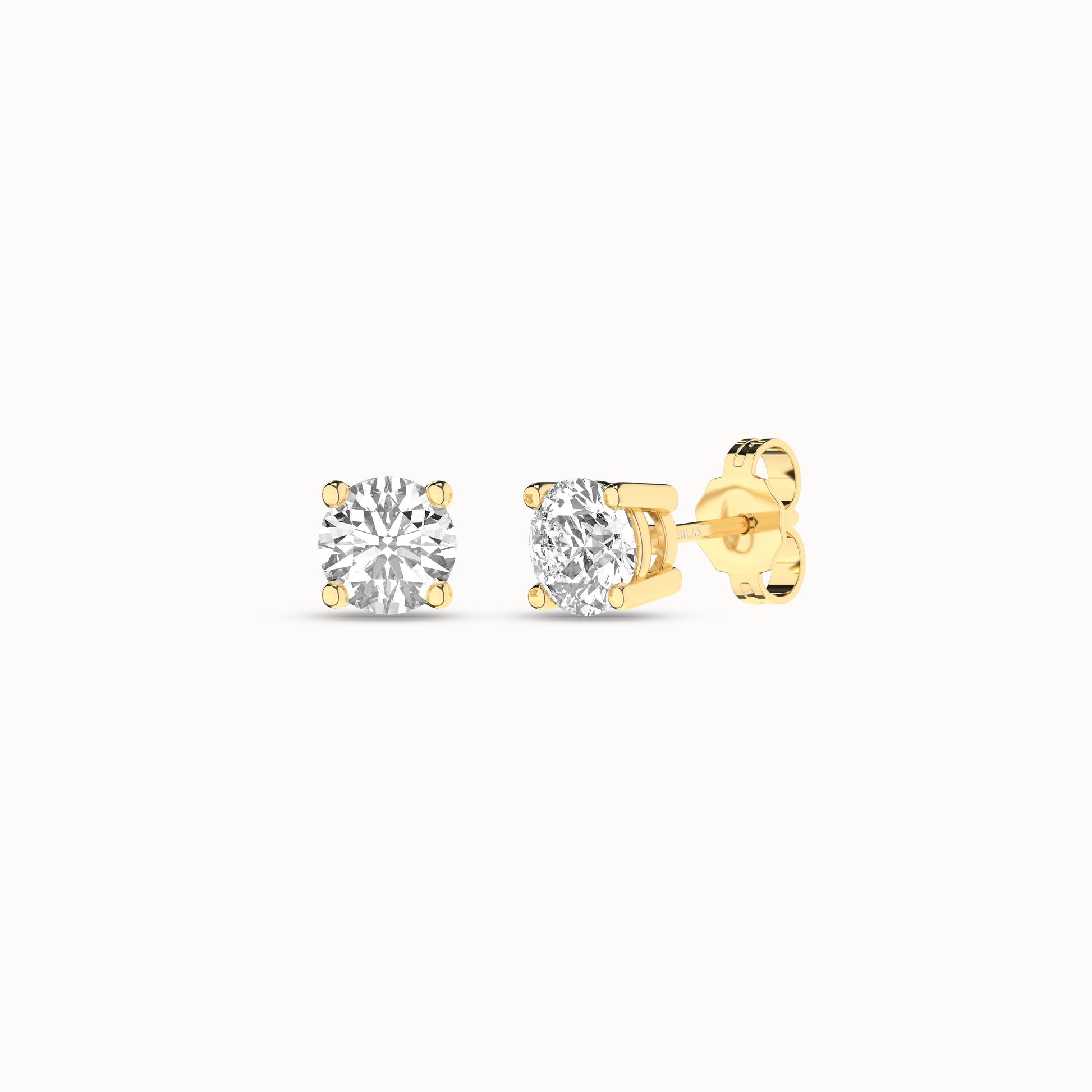 Round Solitaire Studs_Product Angle_1Ct. - 2
