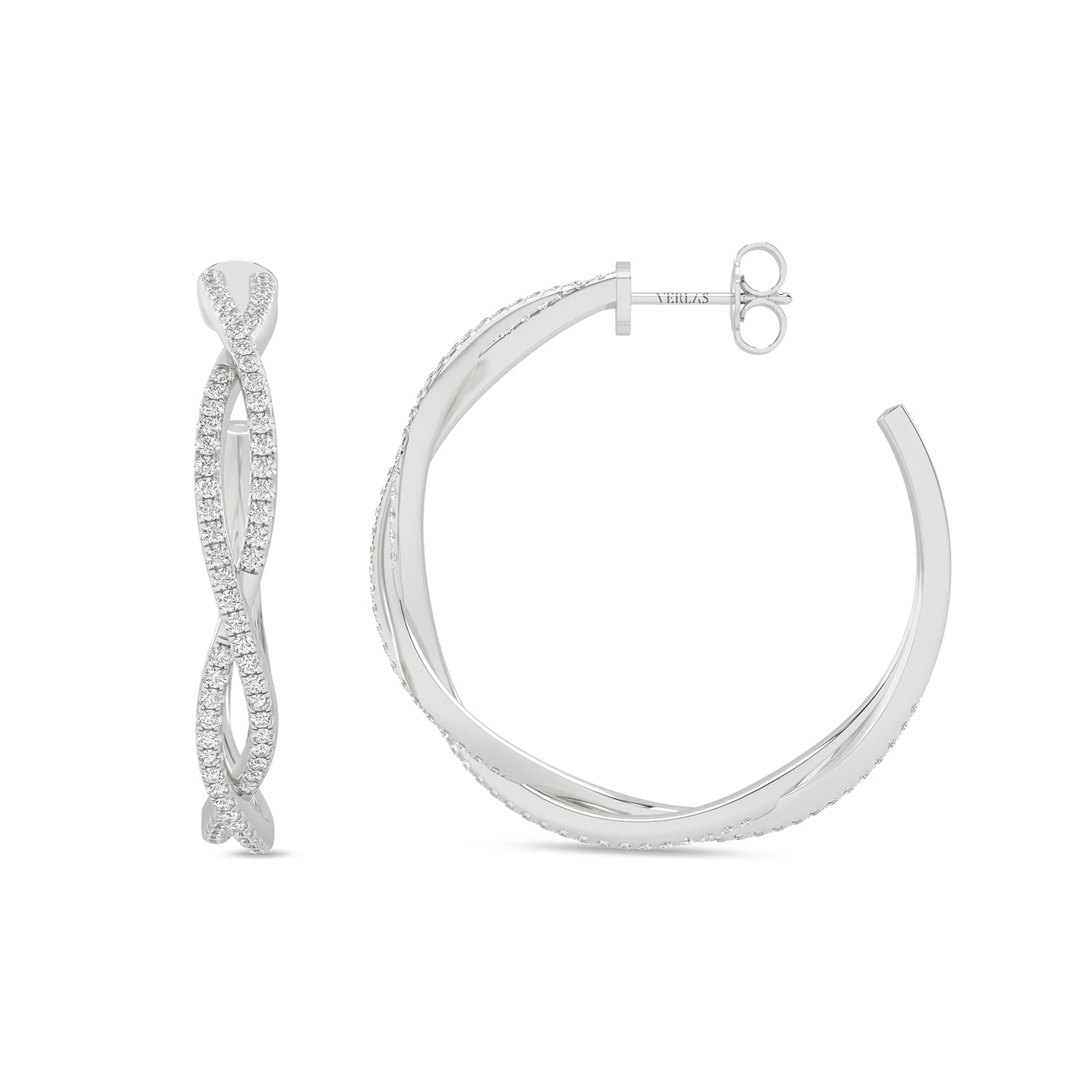 Entwined Hoops_Product Angle_1 Ct. -  2 