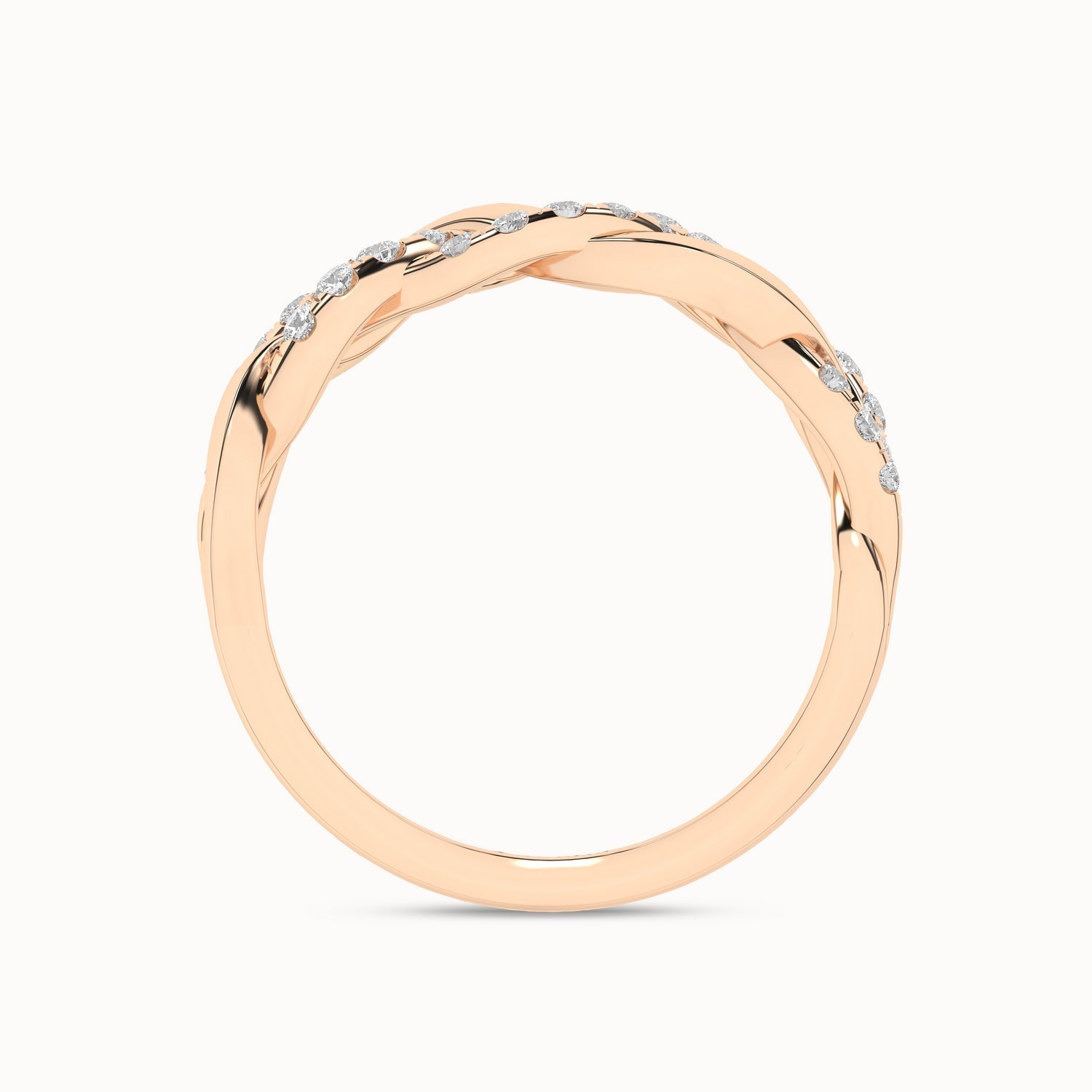 Triple Entwined Braid Ring_Product Angle_1/3Ct - 3