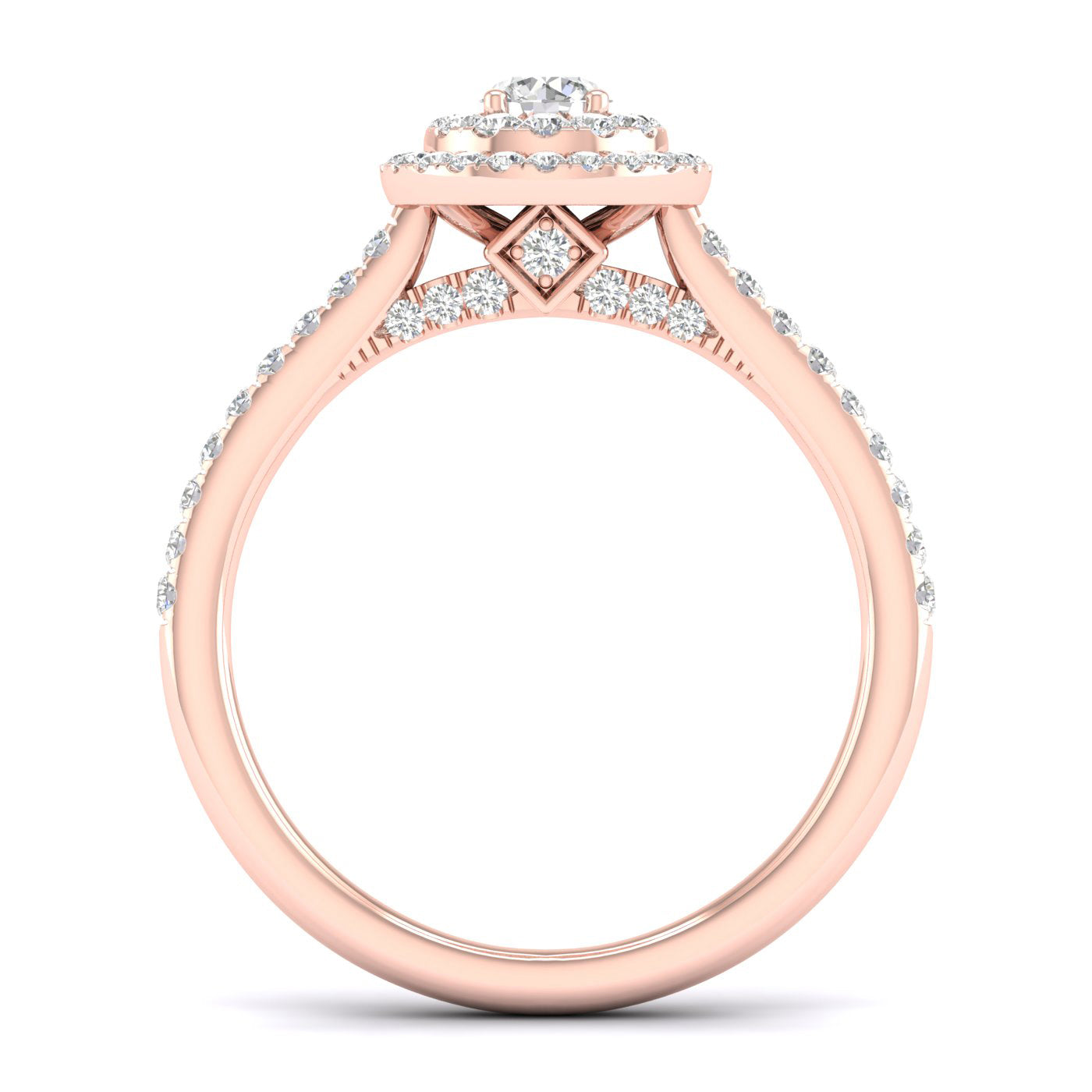 Essential 4-Pronged Round Ring_Product Angle_1/2 Ct. - 3