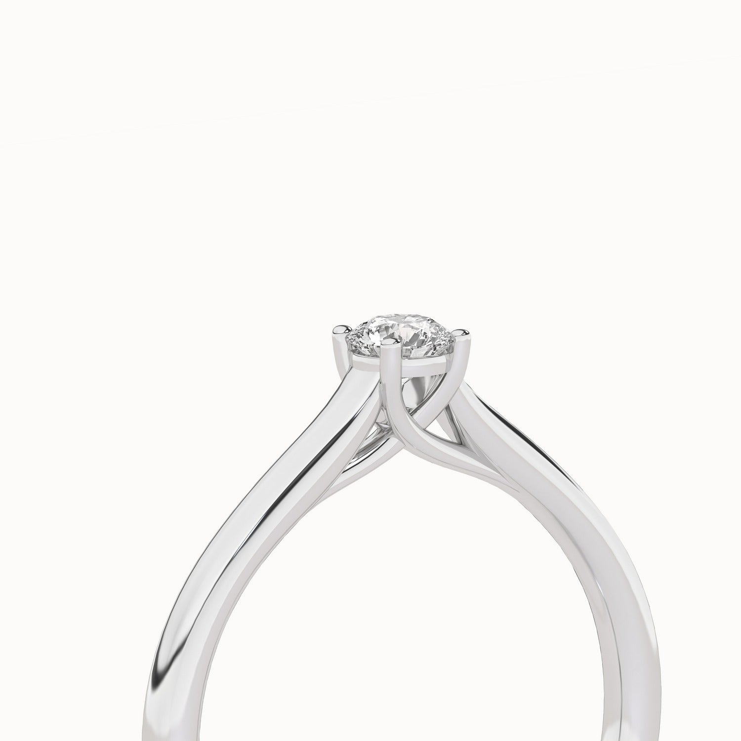 Timeless Round Ring_Product Angle_1/3Ct - 5