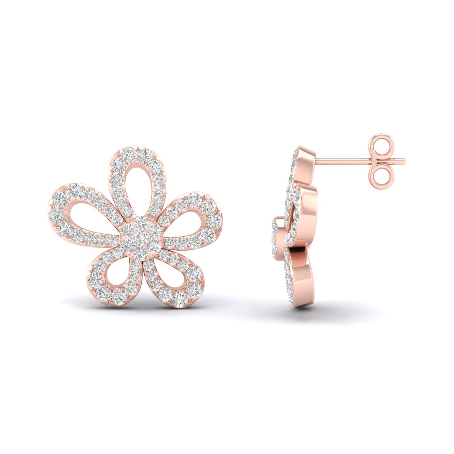 Bouquet Studs_Product Angle_3/4Ct. - 1