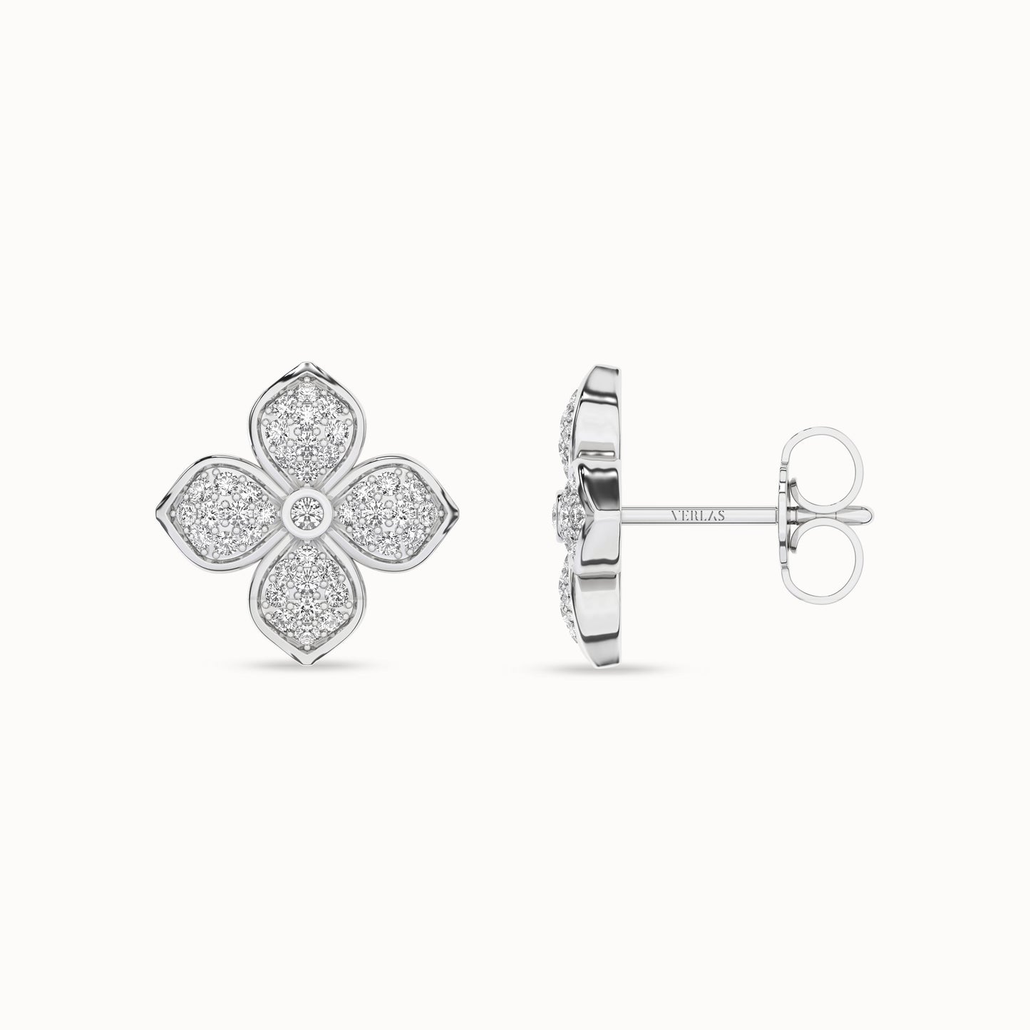 La Fleur Diamond Radiant Studs_Product Angle_PCP Main Image