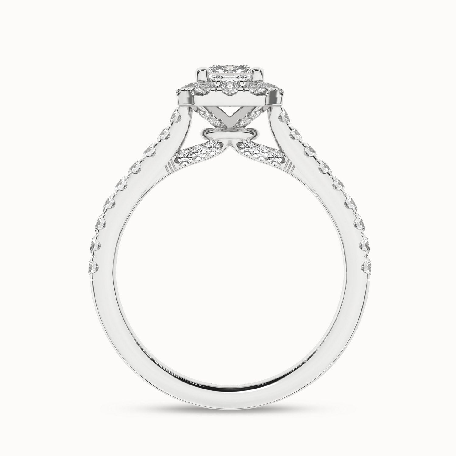 Signature Princess Halo Ring_Product Angle _1Ct. - 3