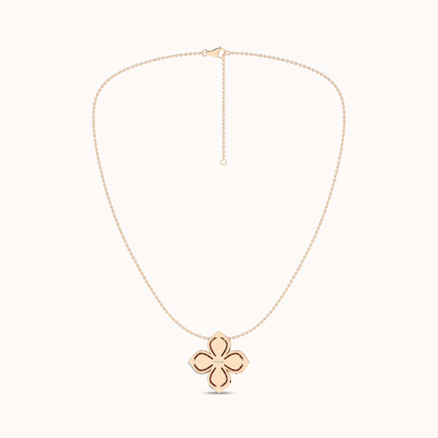 La Fleur Diamond Radiant Necklace_Product Angle_5/8Ct. - 4
