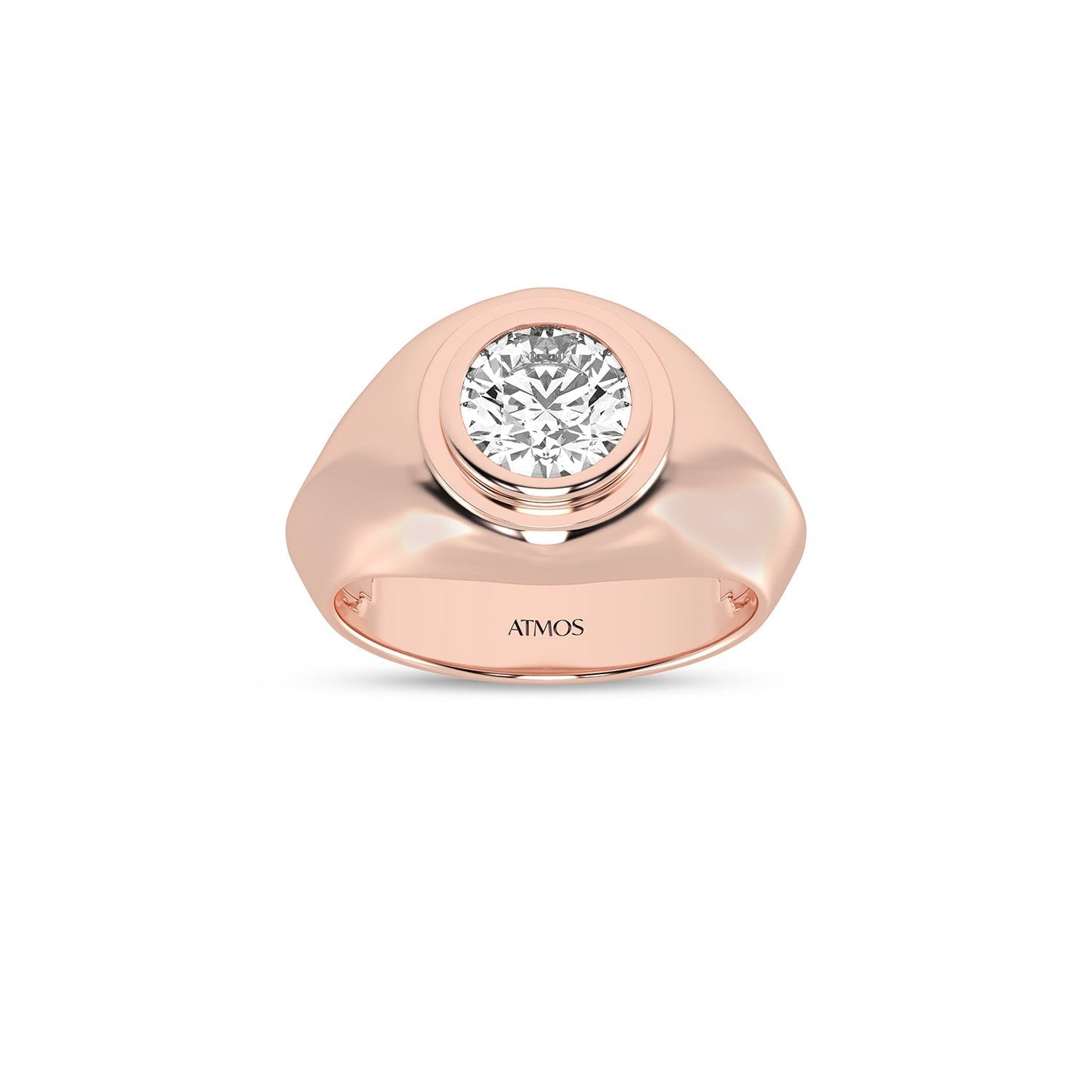 Men's Atmos Round Diamond Ring_Product Angle_PCP Main Image