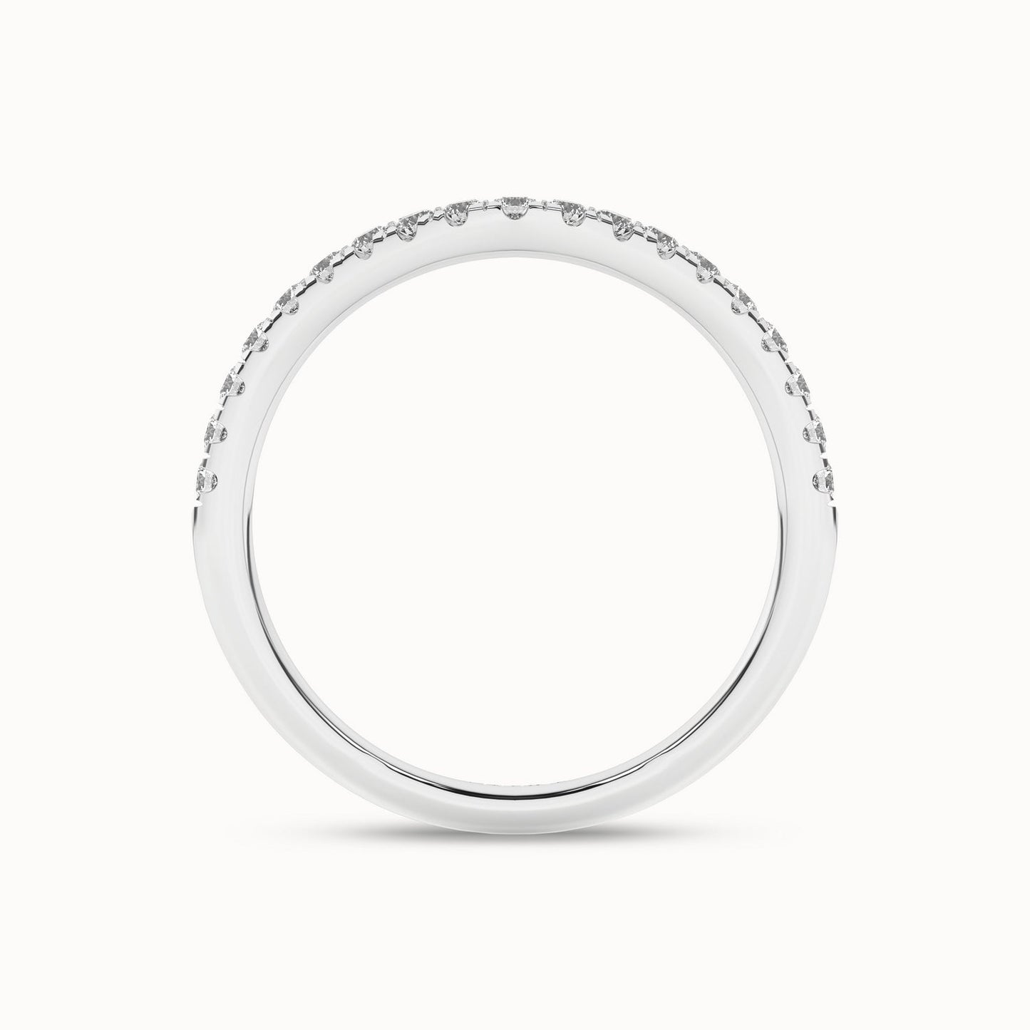 Rippling Round Ring_Product Angle_1/4Ct. - 3