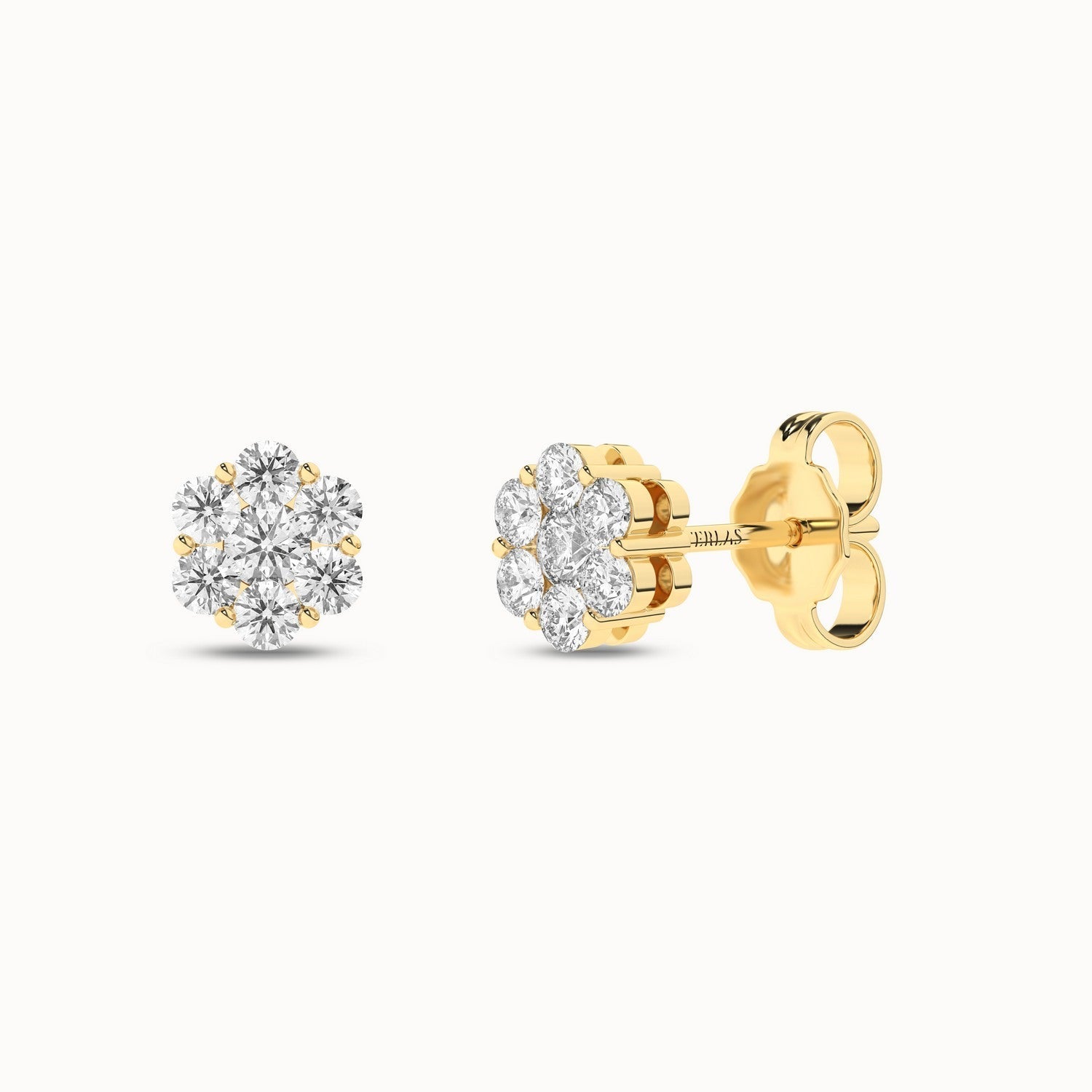 Primrose Studs_Product Angle_1/2Ct. - 2