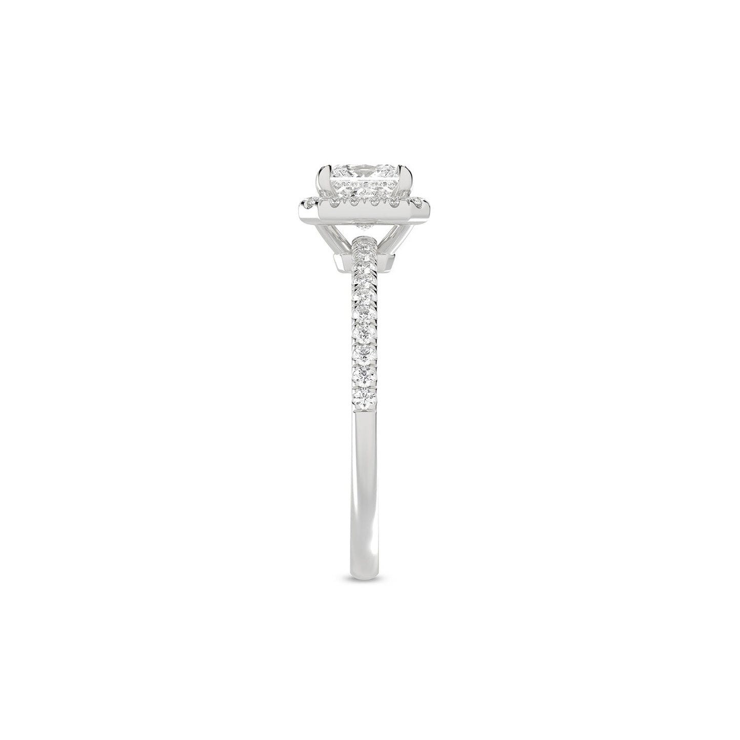 Atmos Luxe Princess Halo Ring_Product Angle_1 1/4 Ct. - 3