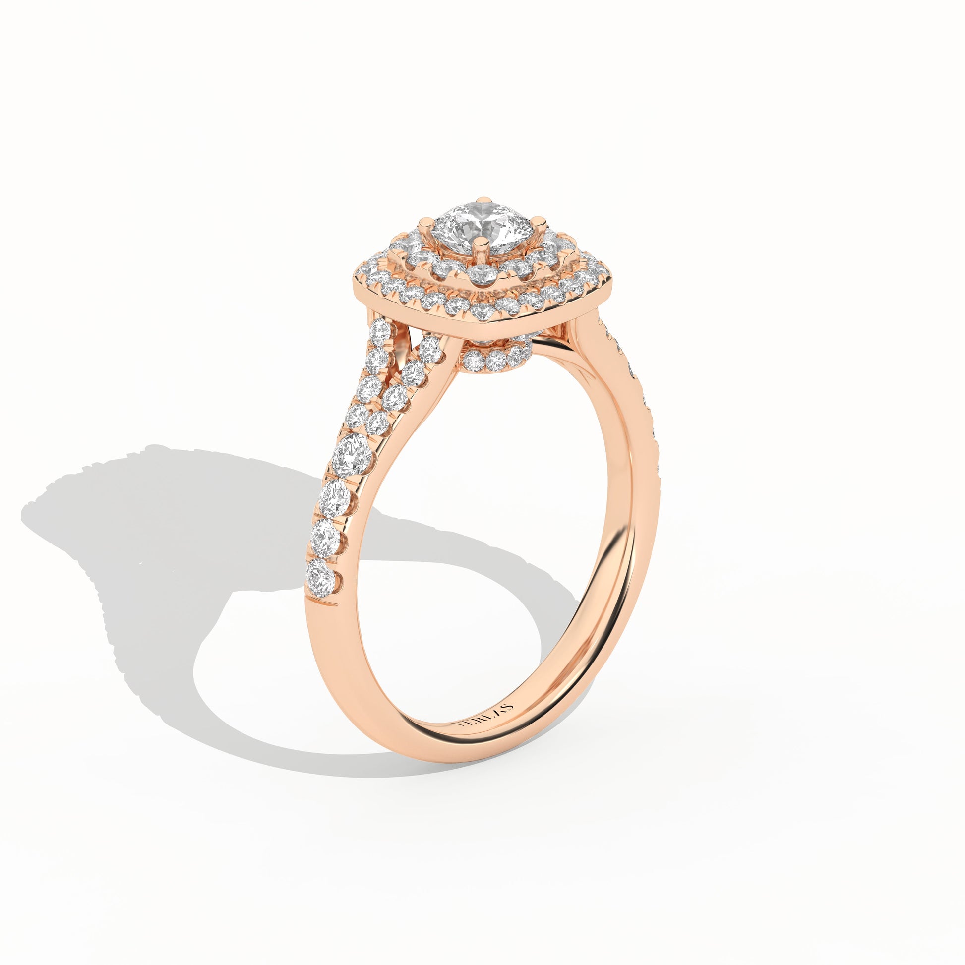 Round-Center Princess Double Halo Ring_Product Angle_1Ct - 4