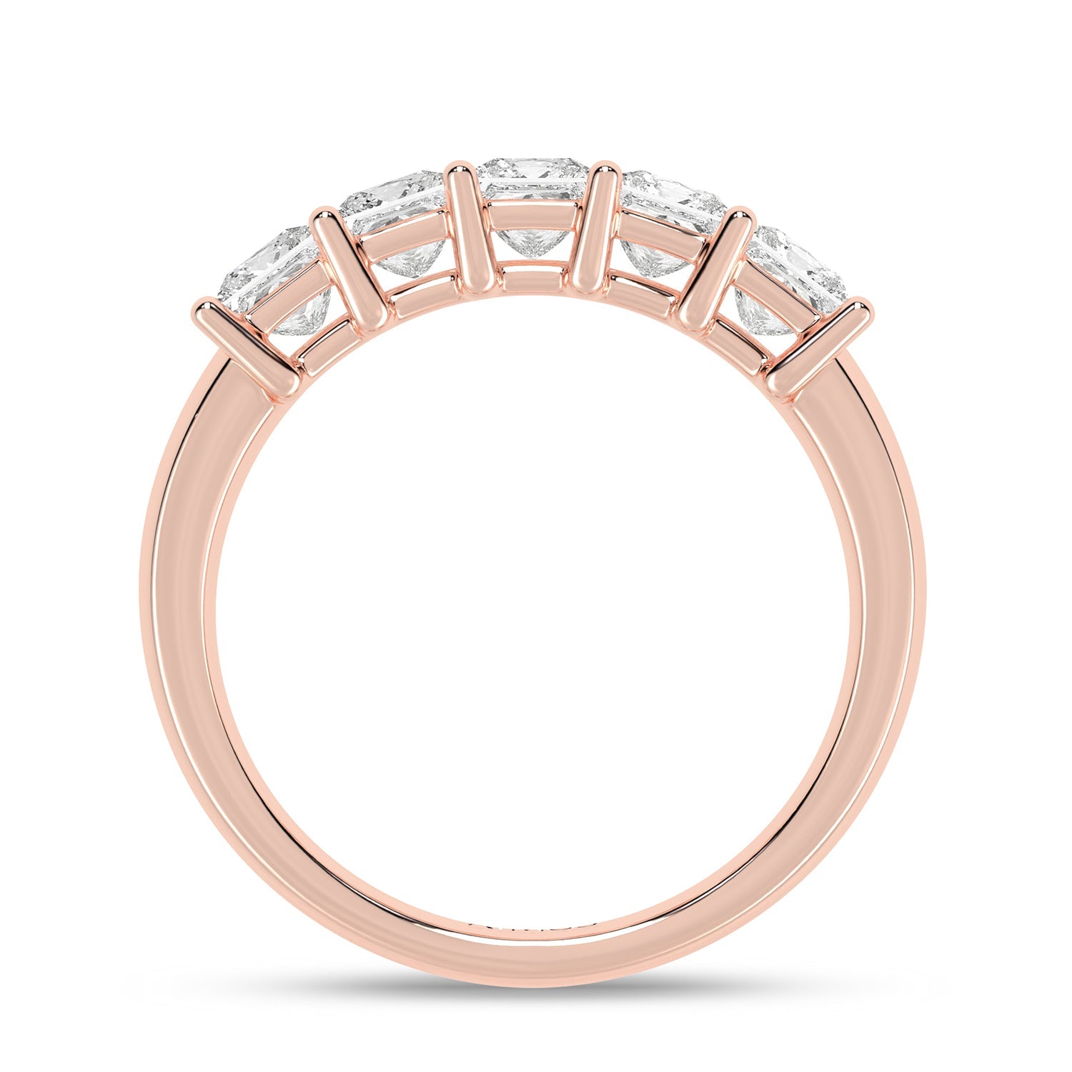 5-Stone Princess Atmos Ring_Product Angle_2 Ct. - 2