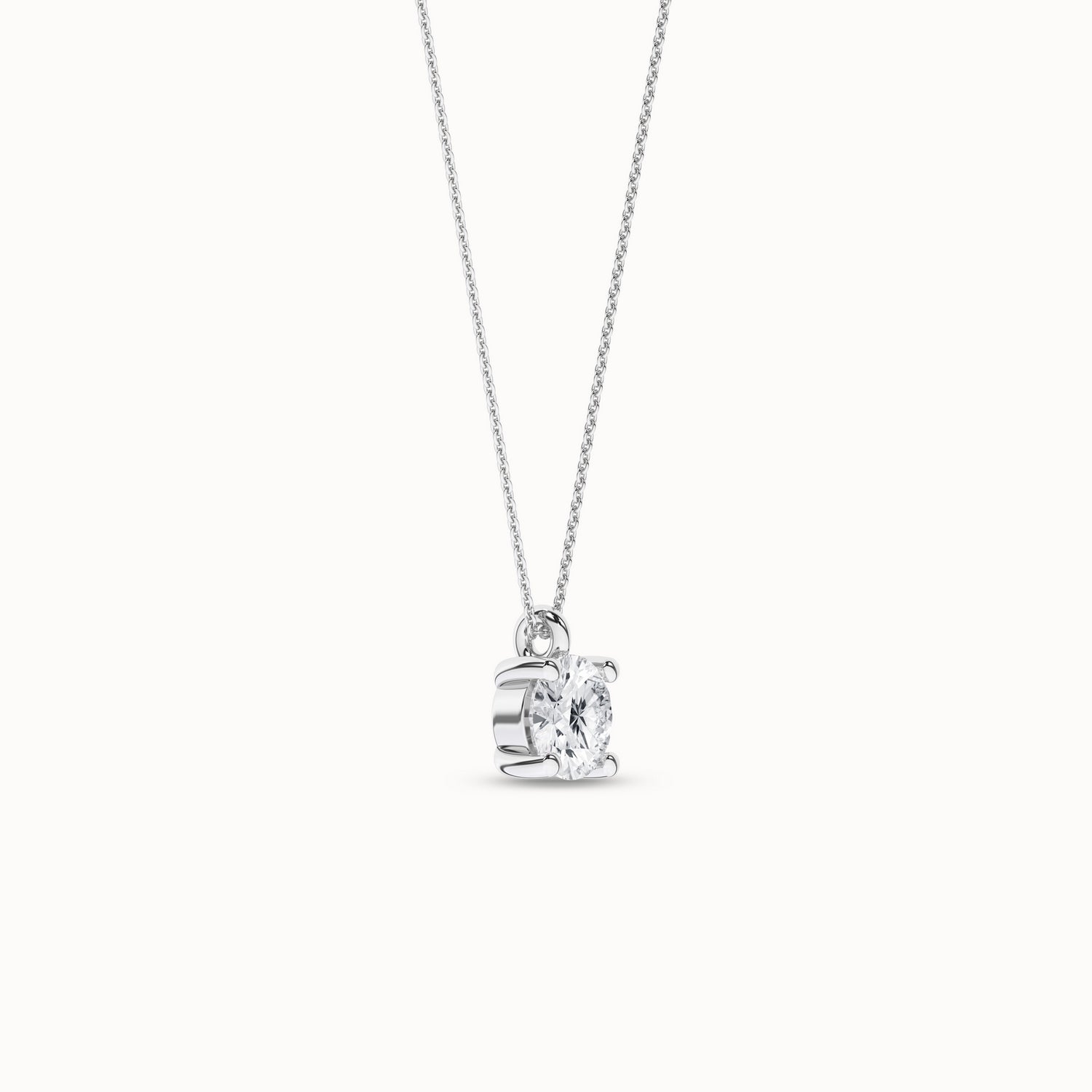 Essential Round Necklace _Product Angle_3/4Ct. - 3