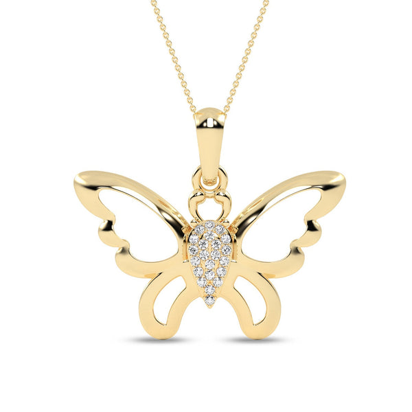 Butterfly Flutter Silhouette Pendant_Product Angle_PCP Main Image