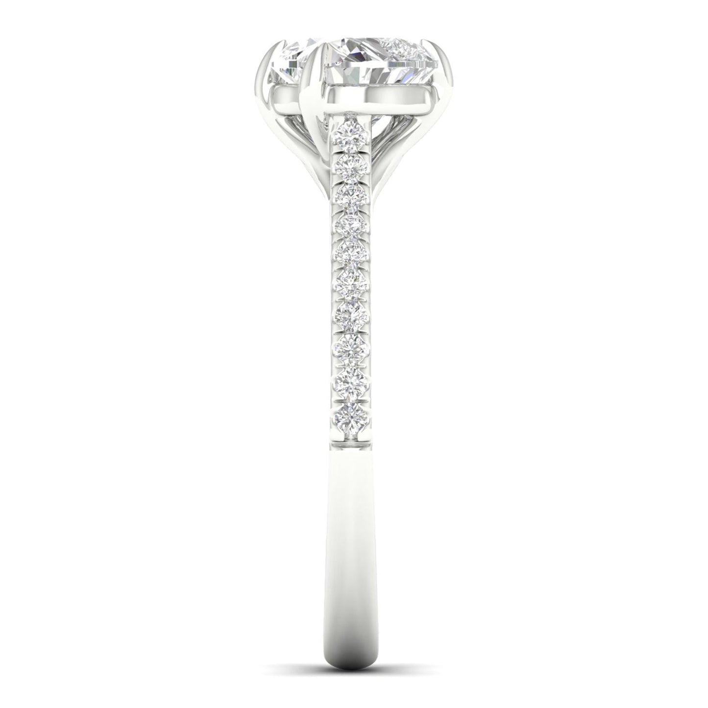 Atmos Heart Round Two Stone Diamond Ring_Product Angle_2 1/6 Ct. - 4