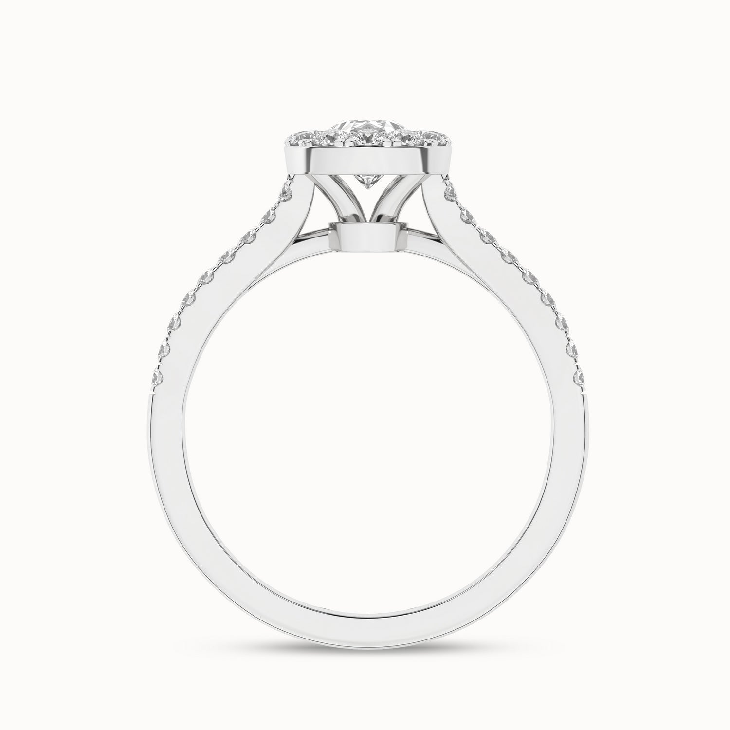 Unified Iconic Dewdrop Halo Ring_Product Angle_1 1/3Ct - 3