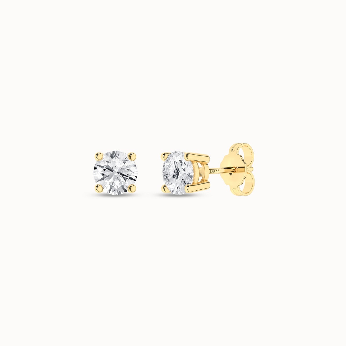 Round Solitaire Studs_Product Angle_1/3Ct. - 2