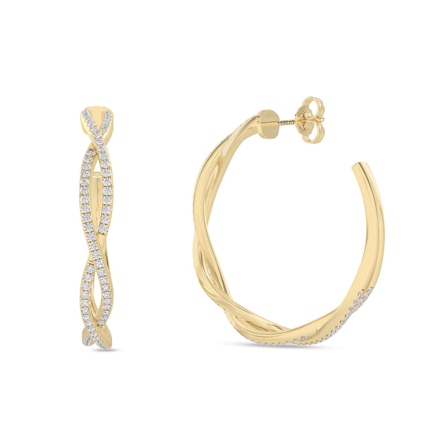 Entwined Hoops_Product Angle_1 Ct. -  1 