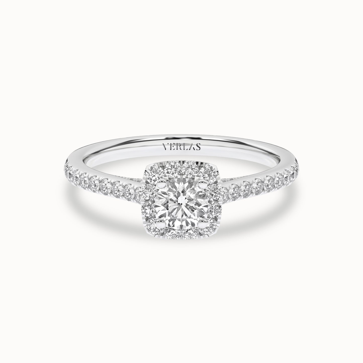 Round-Center Princess Halo Ring_Product Angle_3/4Ct. - 1