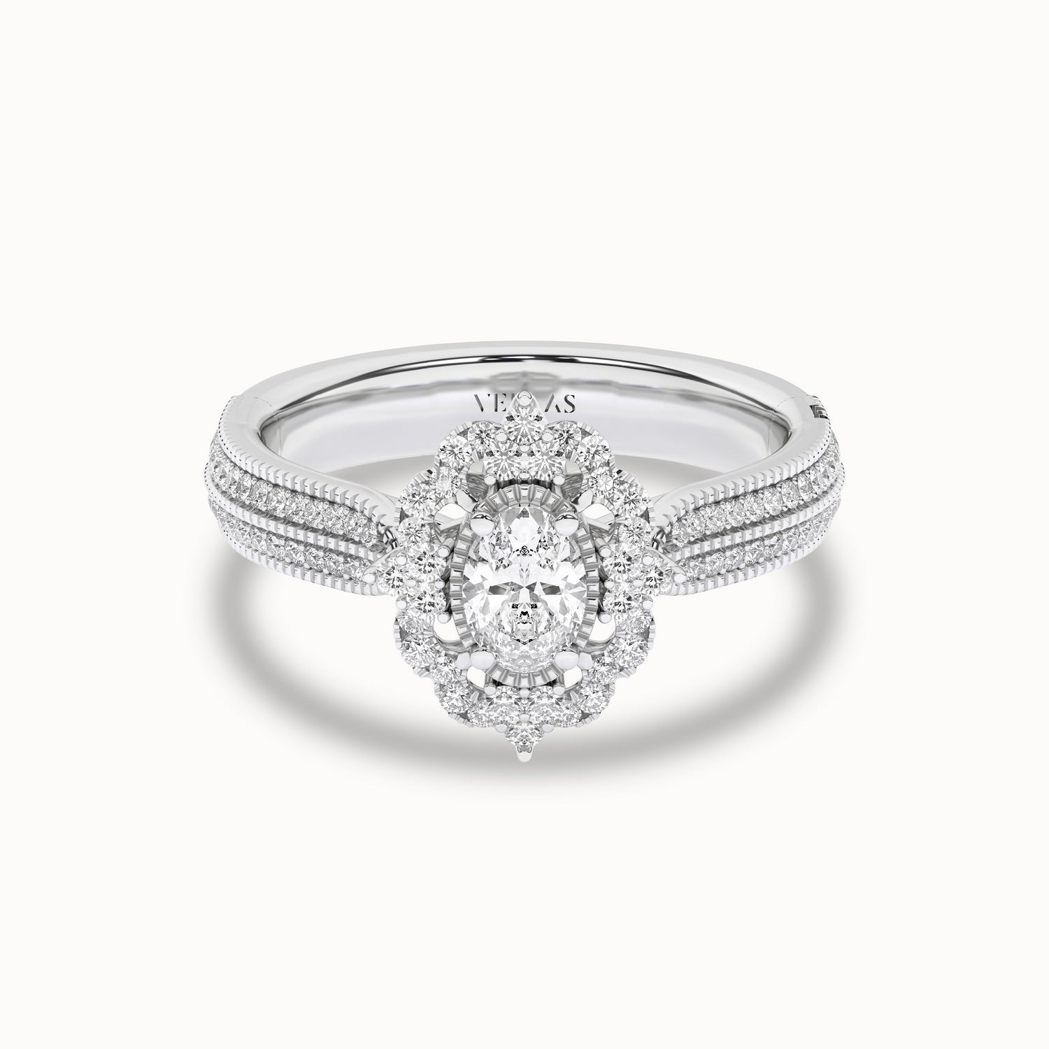 Ornate Ellipse Ring_Product Angle_5/8Ct - 1