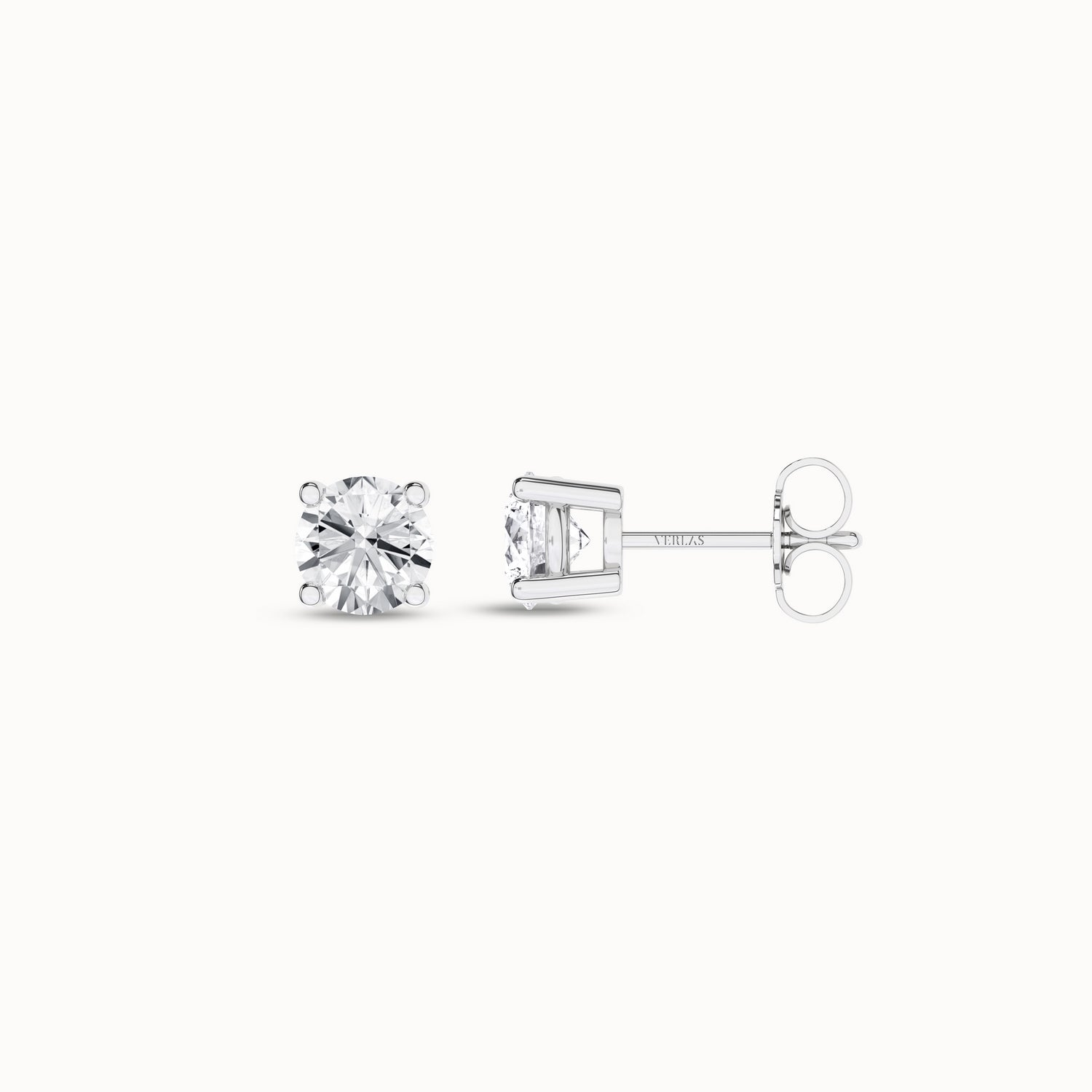 Round Solitaire Studs_Product Angle_1/3Ct. - 1