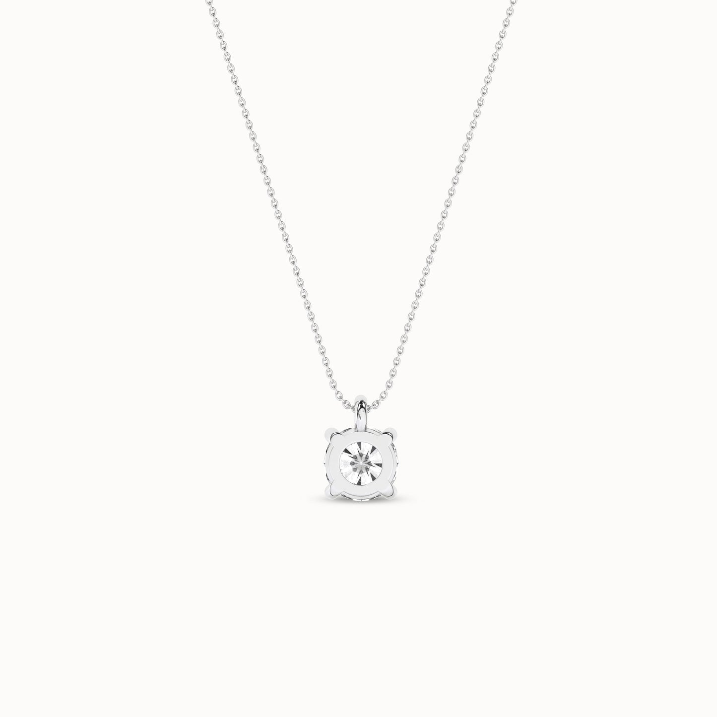 Essential Round Necklace _Product Angle_1/2Ct. - 3