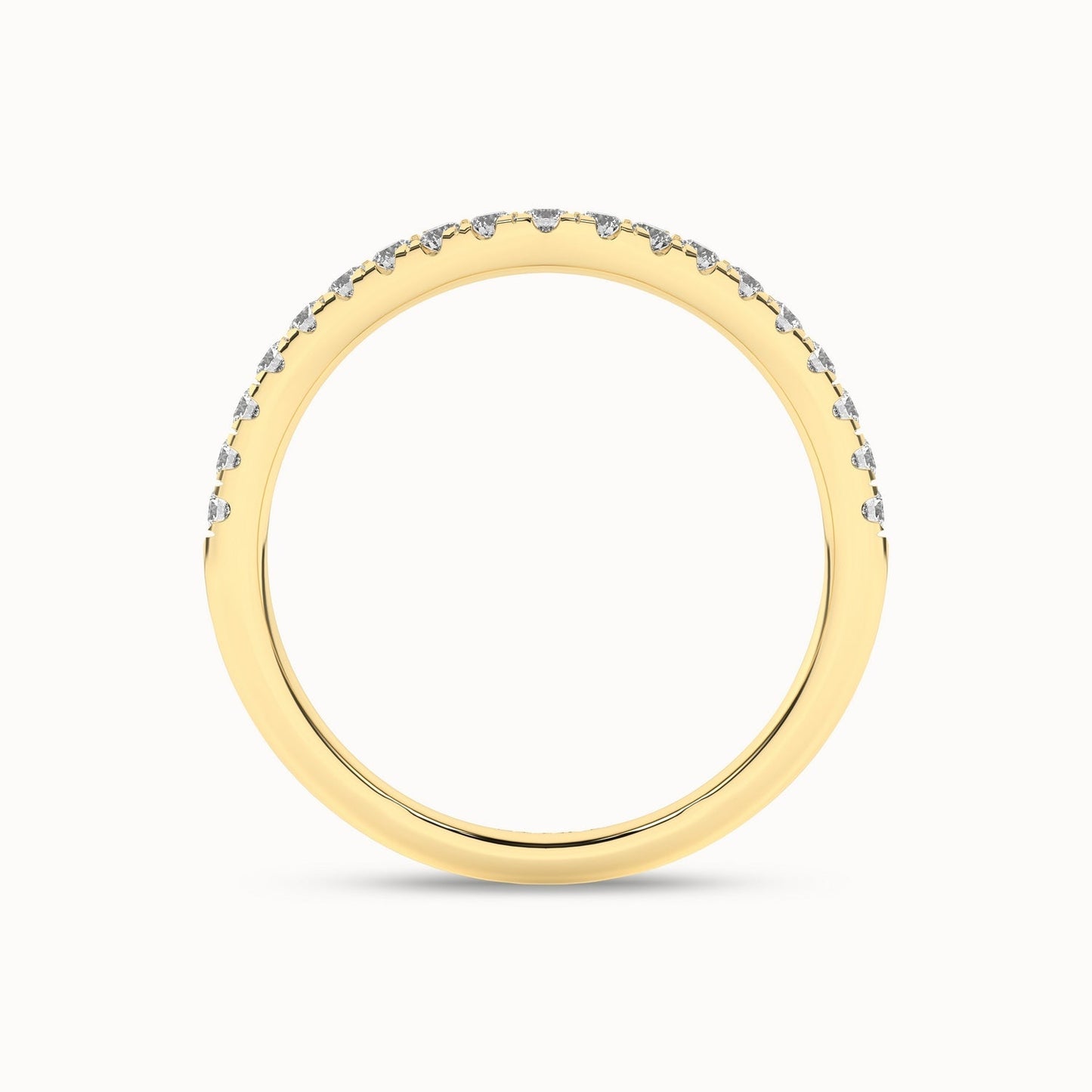 Rippling Round Ring_Product Angle_1/4Ct. - 3