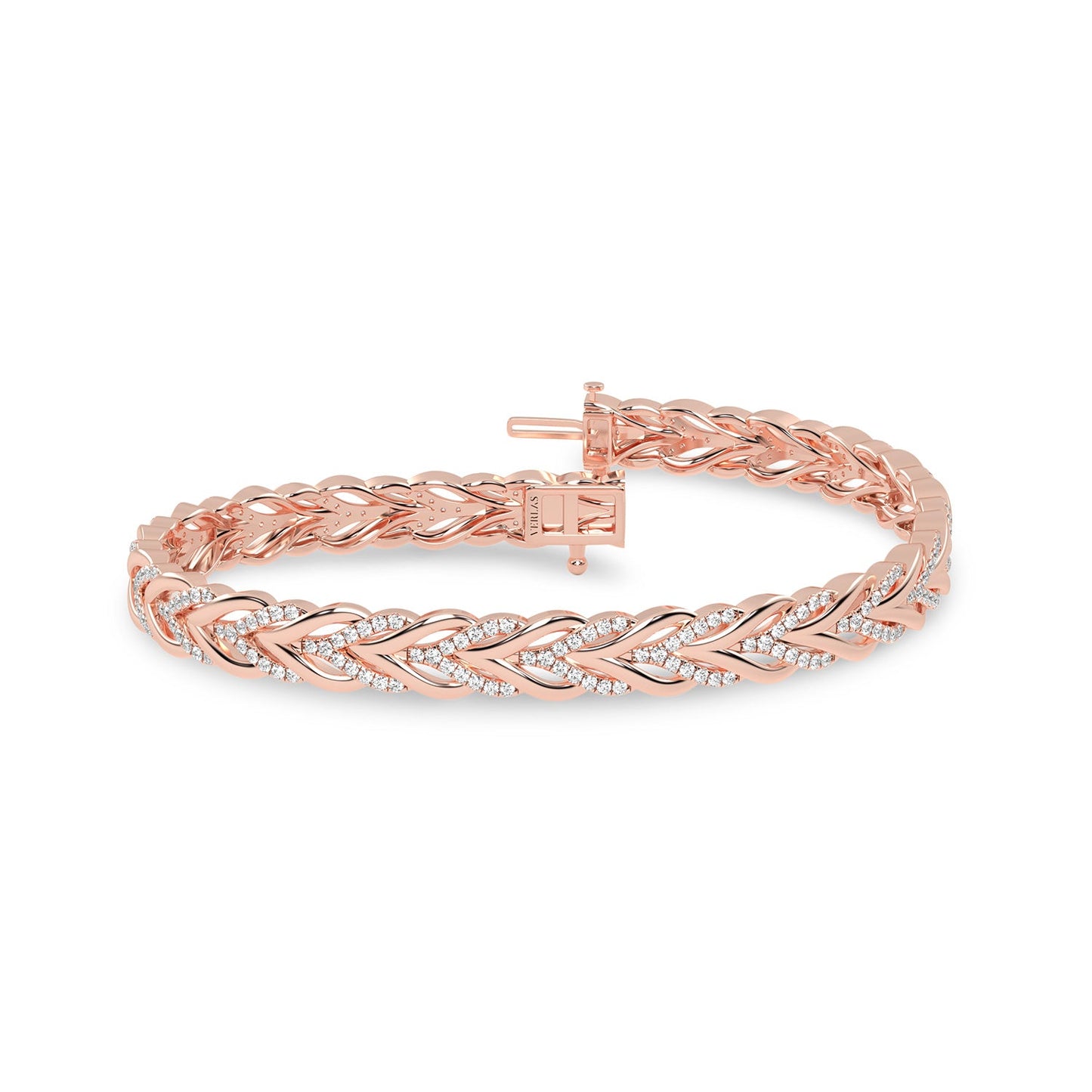 Woven Hearts Bracelet_Product Angle_1 Ct. - 2