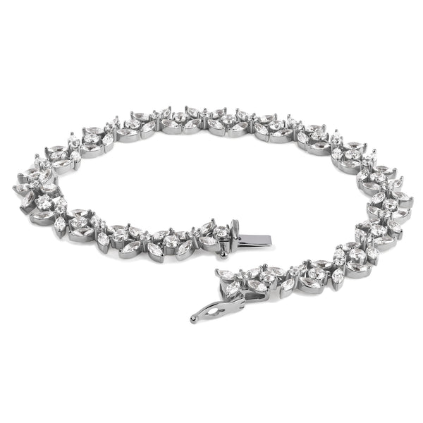 Alyssa Marquise Tennis Bracelet