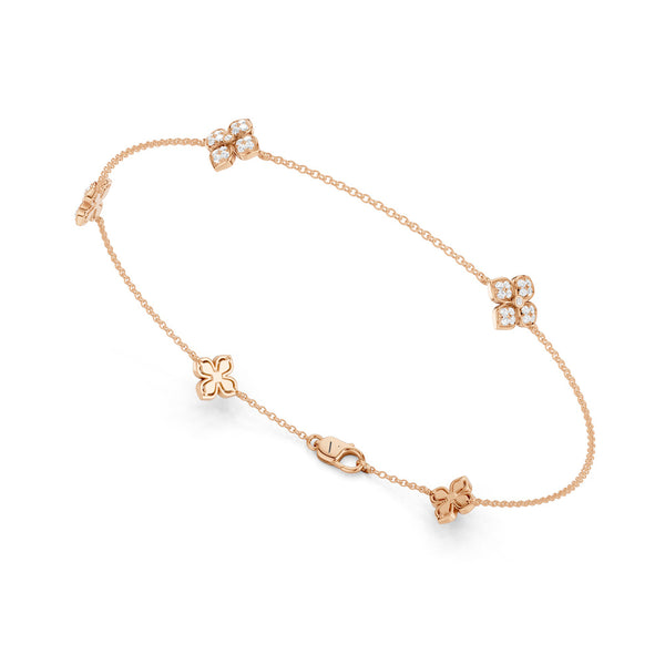 La Fleur Diamond Radiant Stationed Bracelet