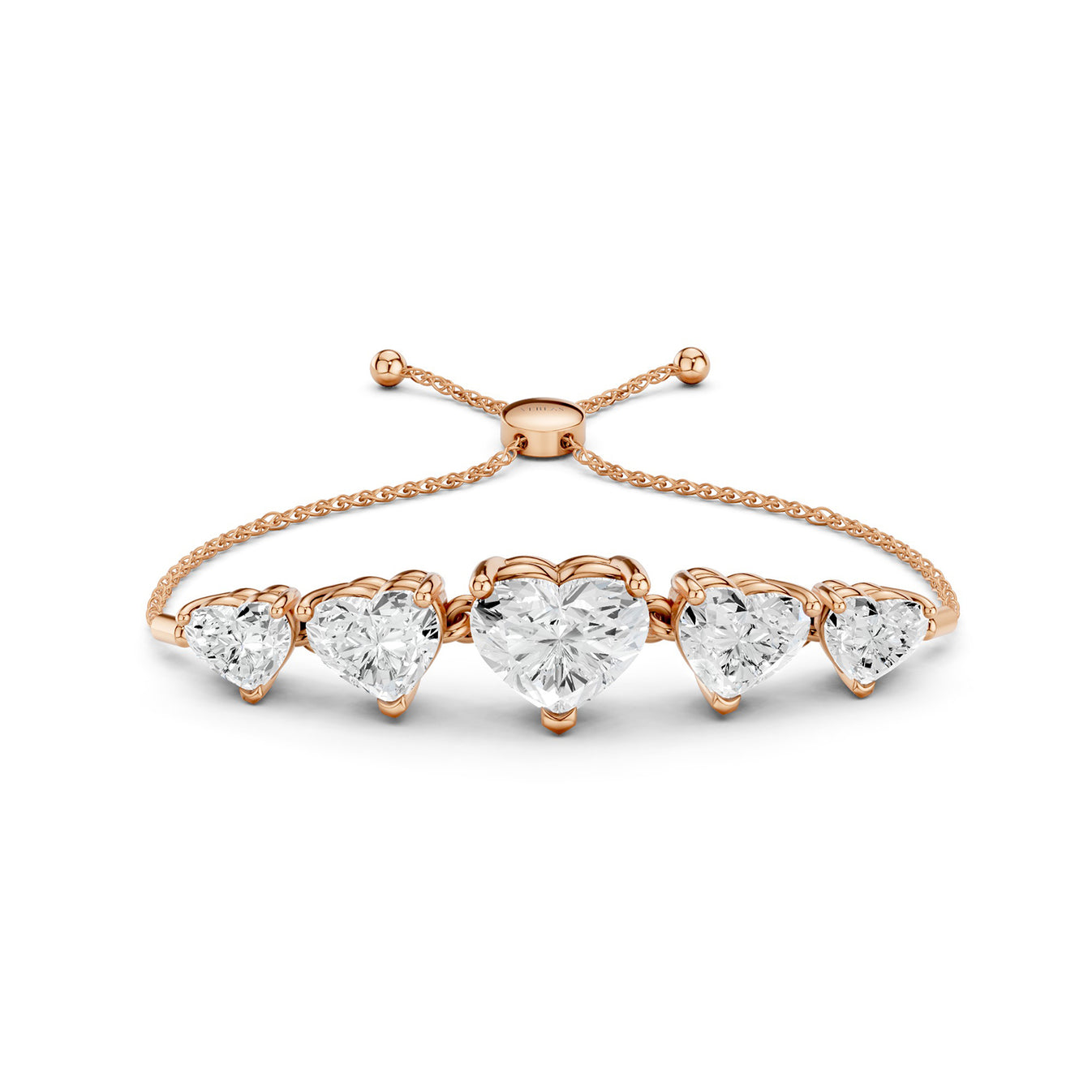 Graduated Heart Bolo Bracelet – Verlas