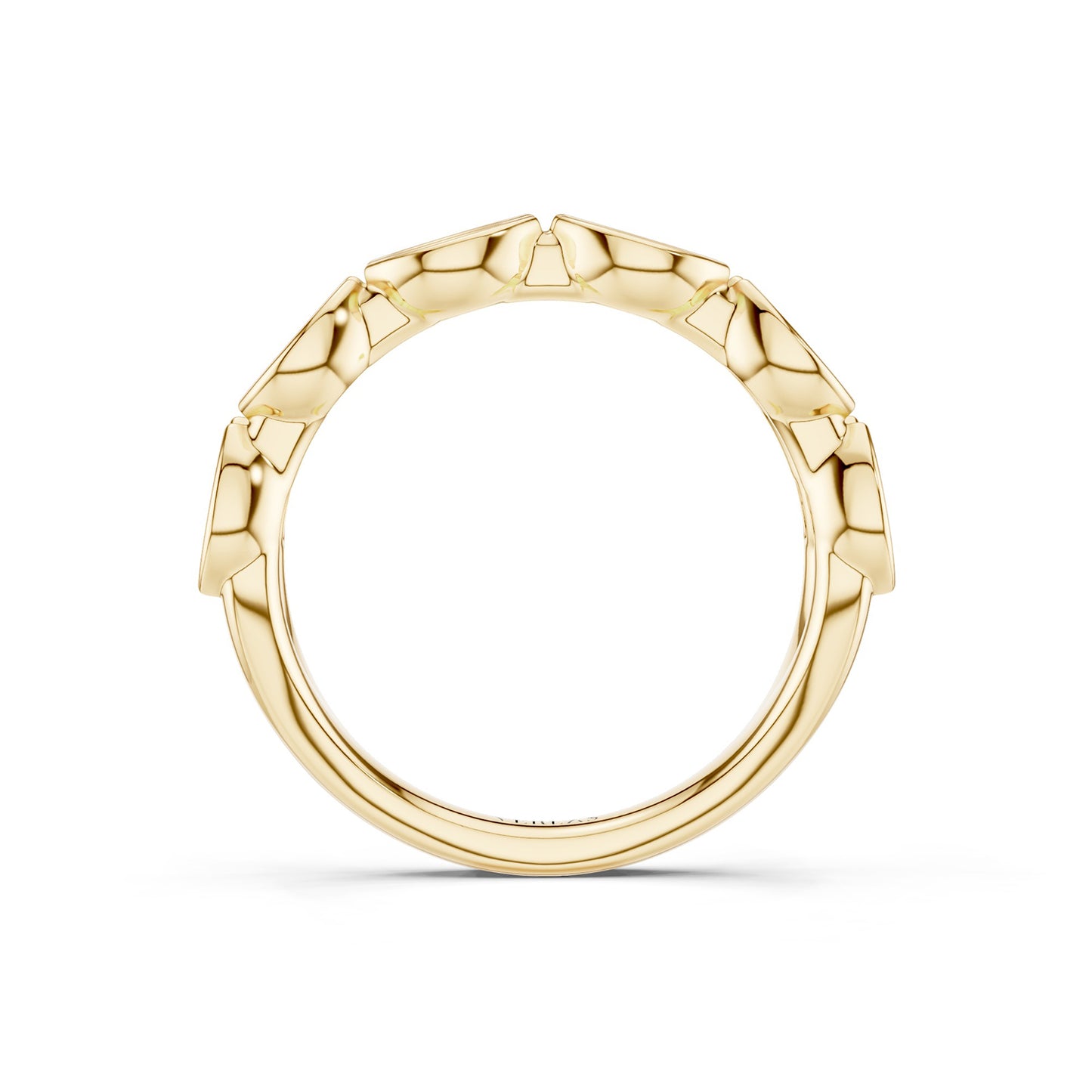 Two-Tier Marquise Bezel-Set Diamond Band