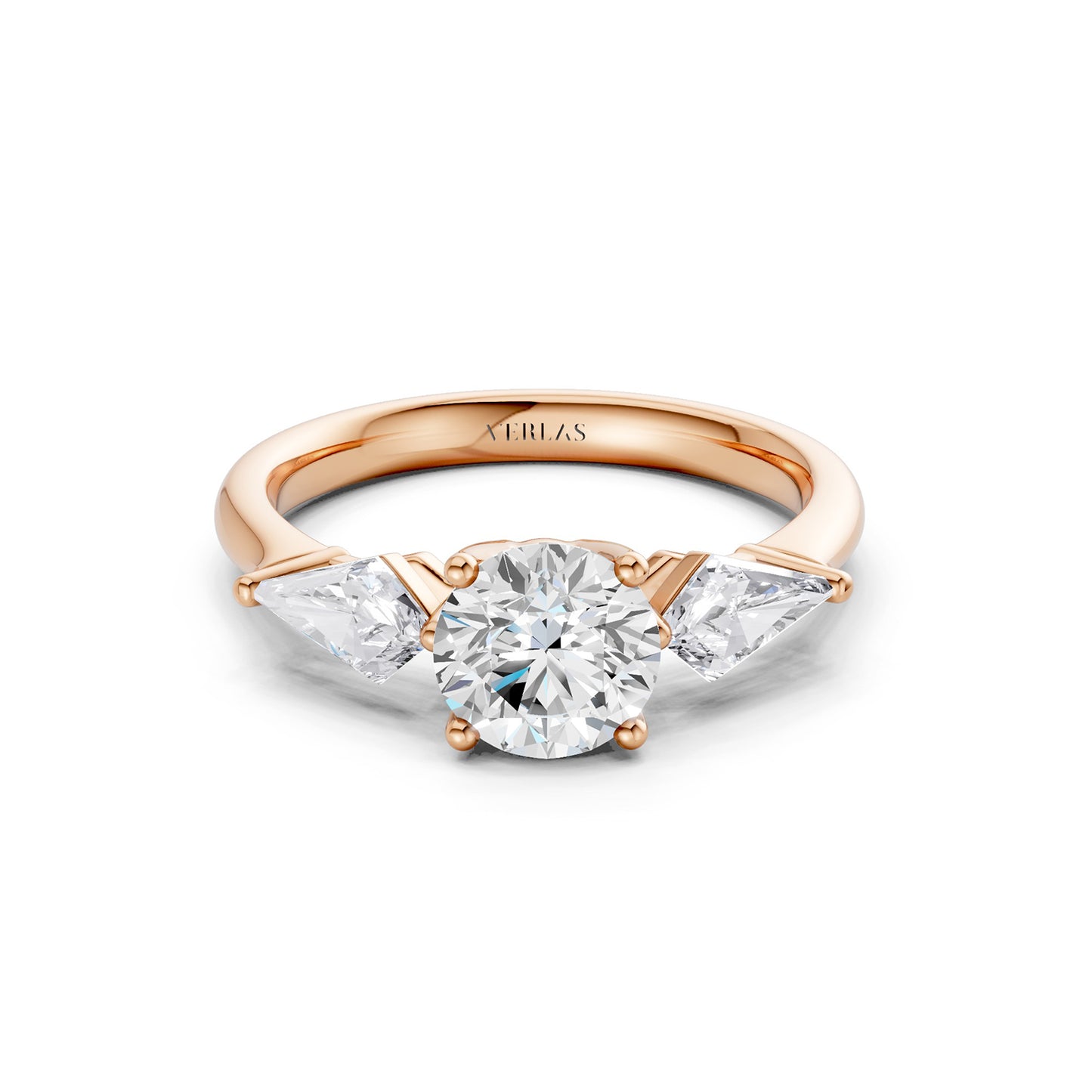 Round - Kite Trinity Diamond Ring