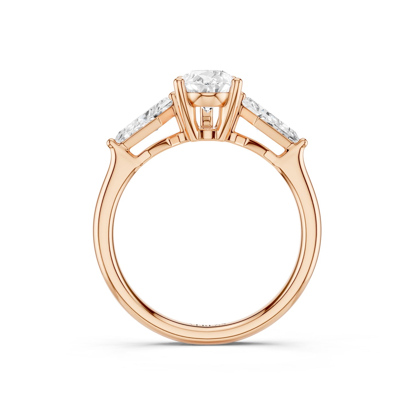 Pear - Kite Trinity Diamond Ring