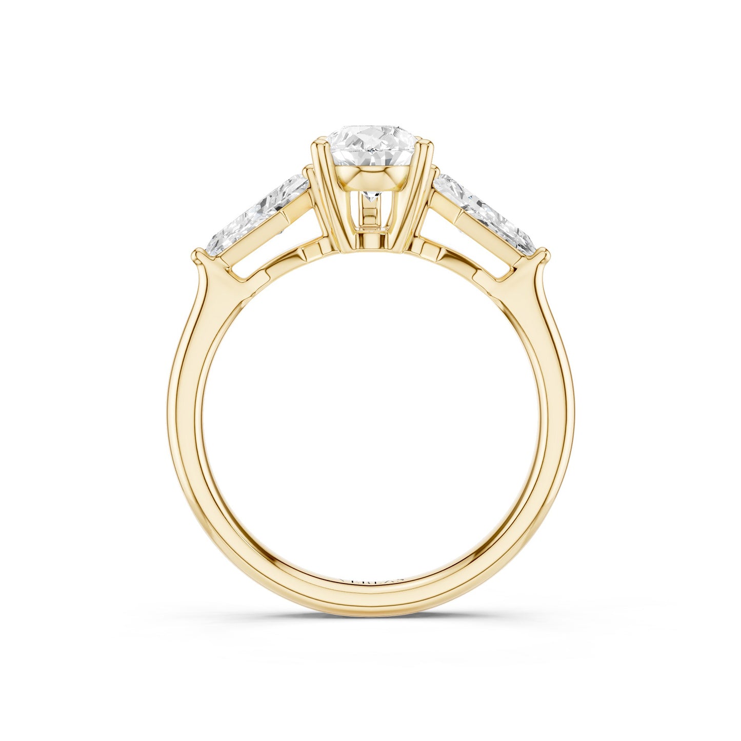 Pear - Kite Trinity Diamond Ring