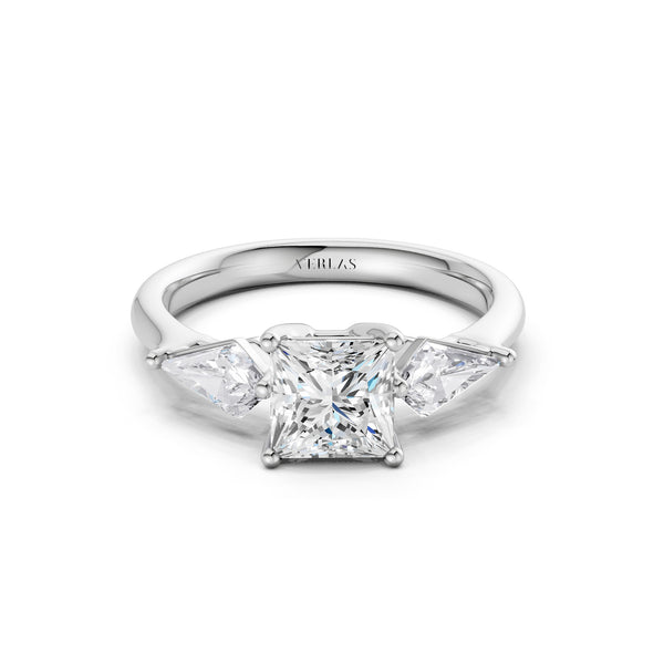 Princess - Kite Trinity Diamond Ring