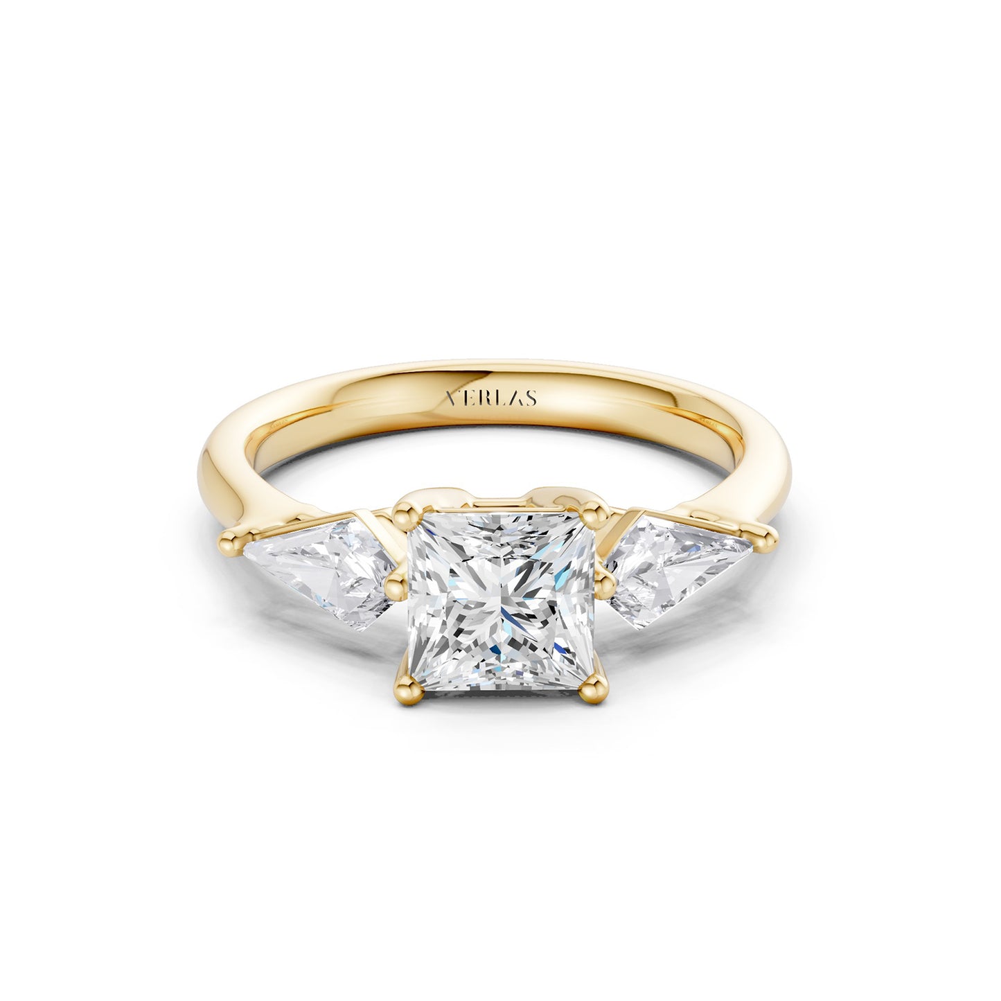 Princess - Kite Trinity Diamond Ring