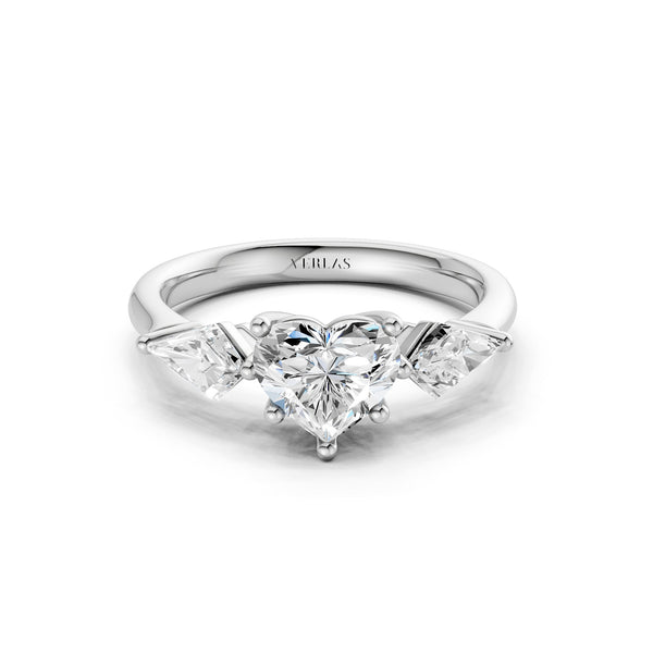Heart - Kite Trinity Diamond Ring
